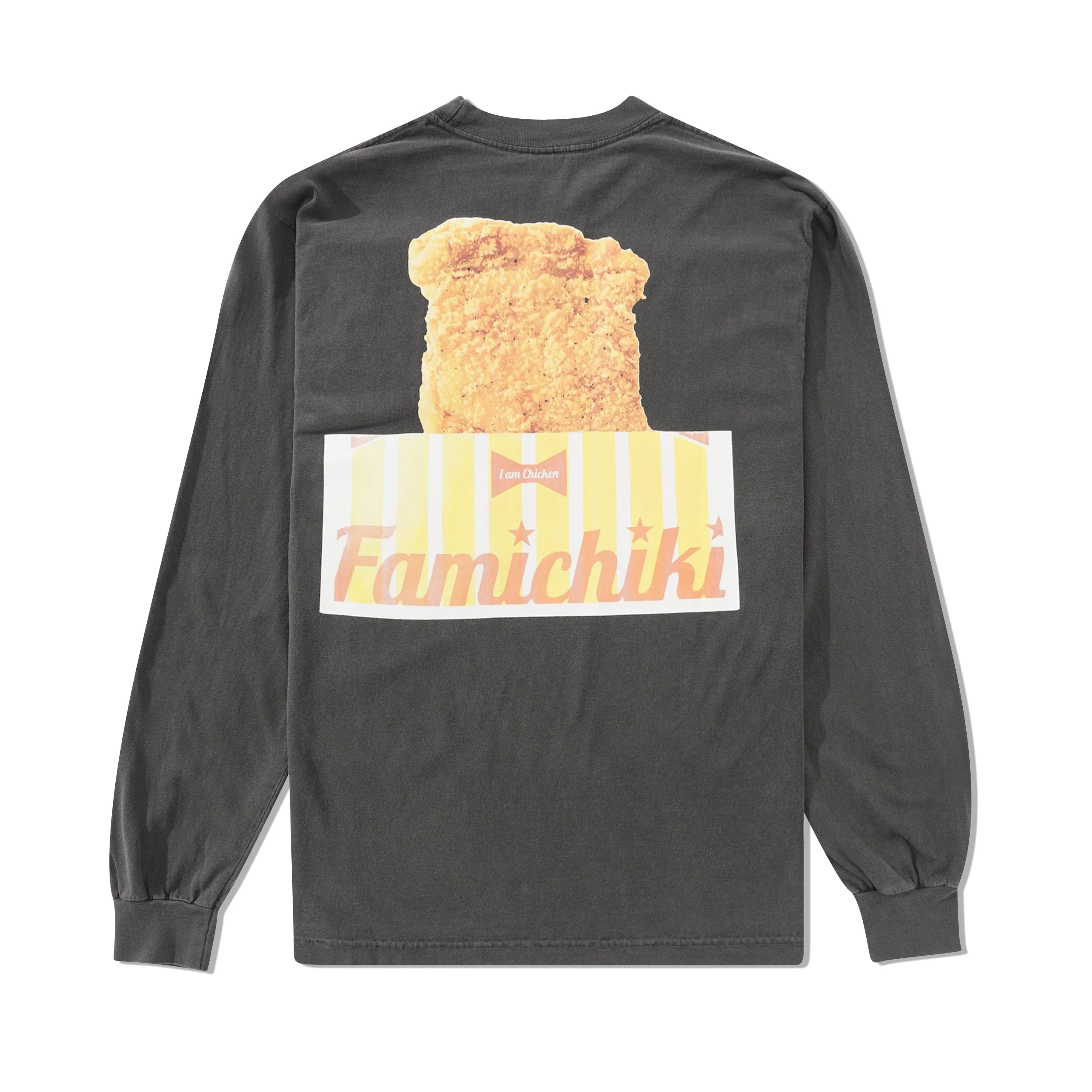 10*Famichiki L/S Tee, Vintage Black - Image 2