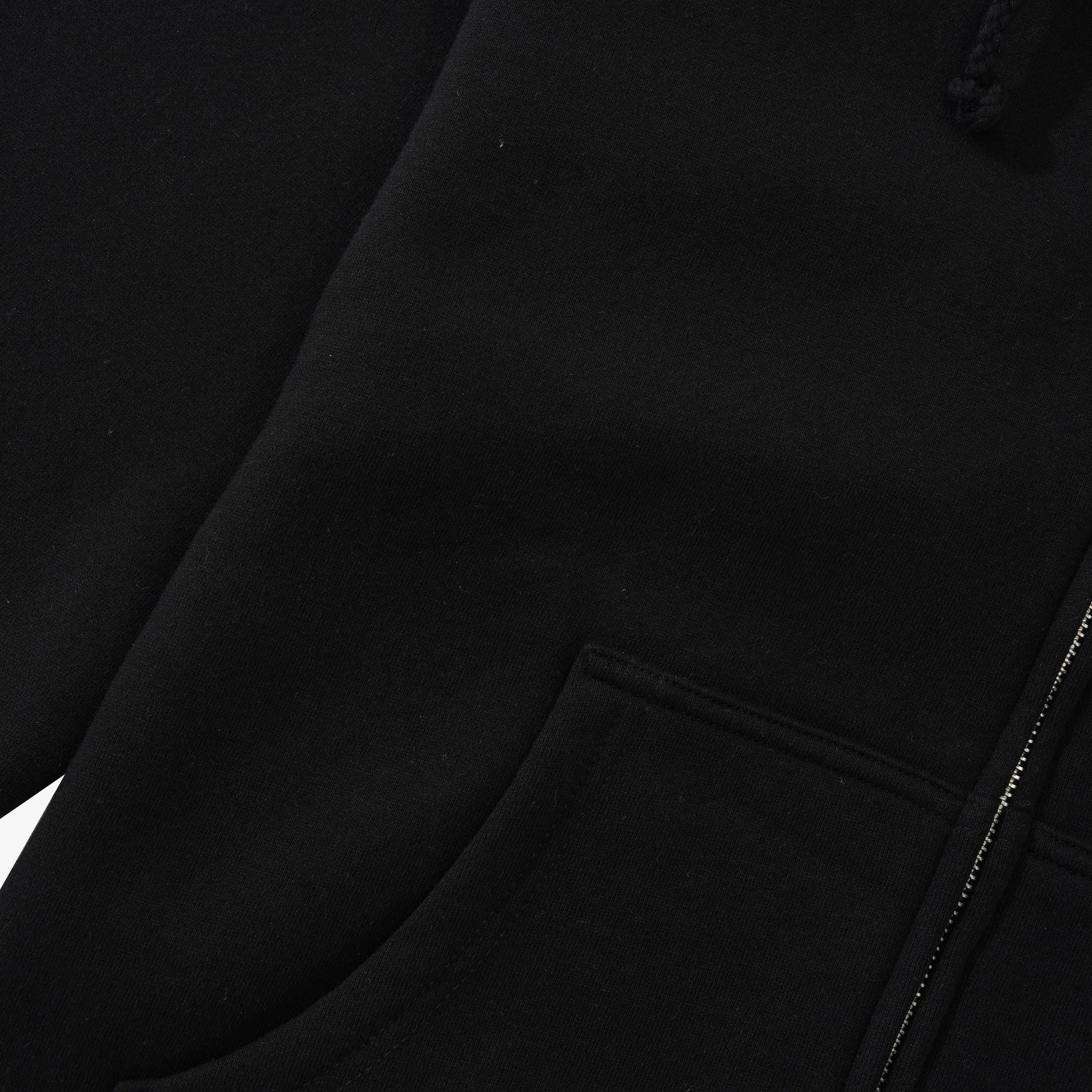 14th Century Zip Hood, Black - Image 4