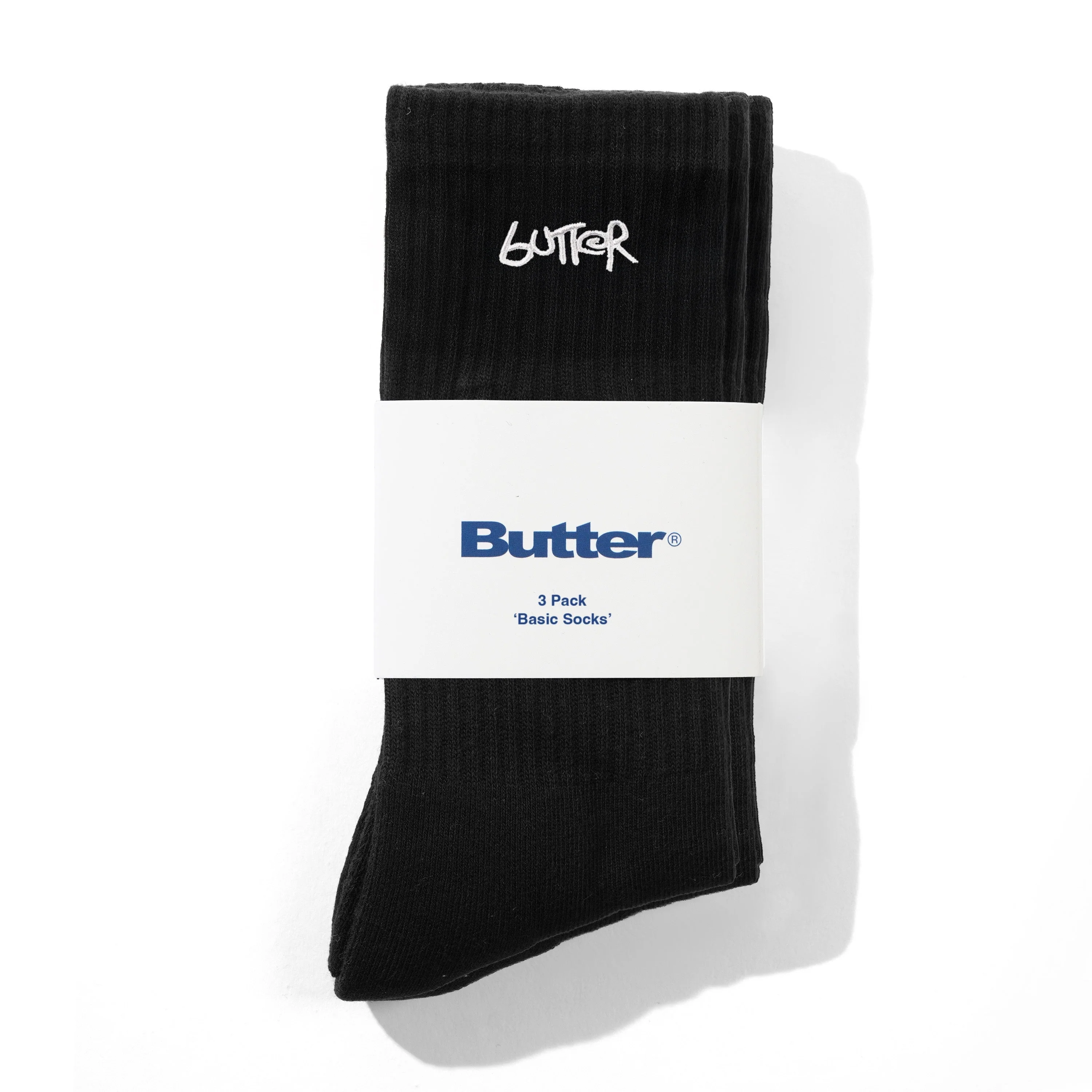 3-Pack Basic Socks, Black - Image 2