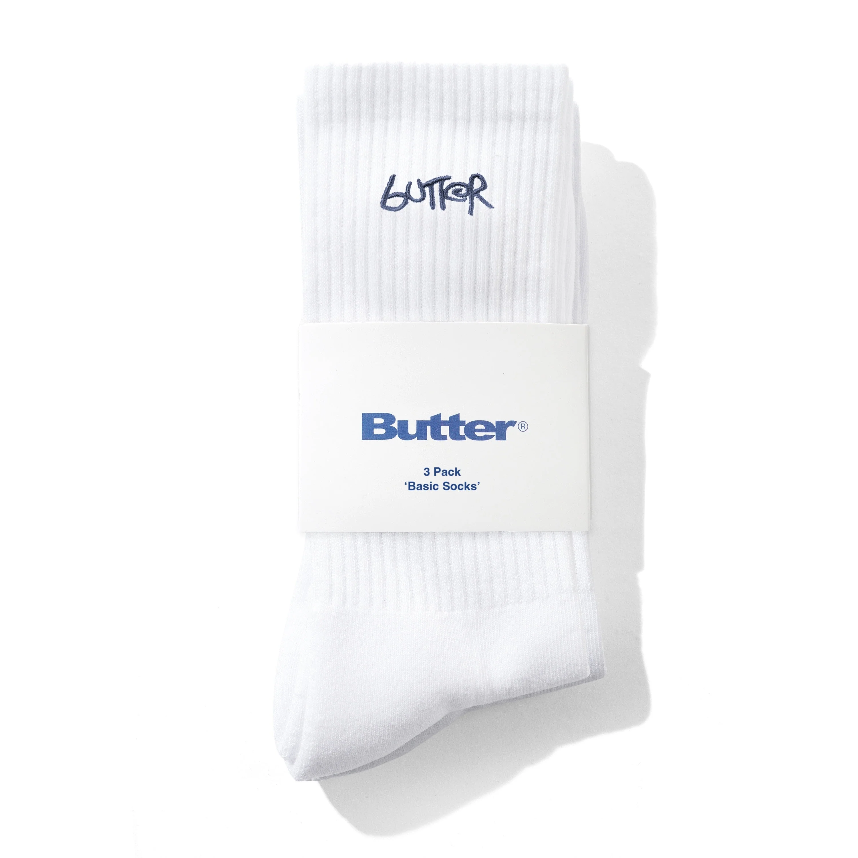 3-Pack Basic Socks, White - Image 2