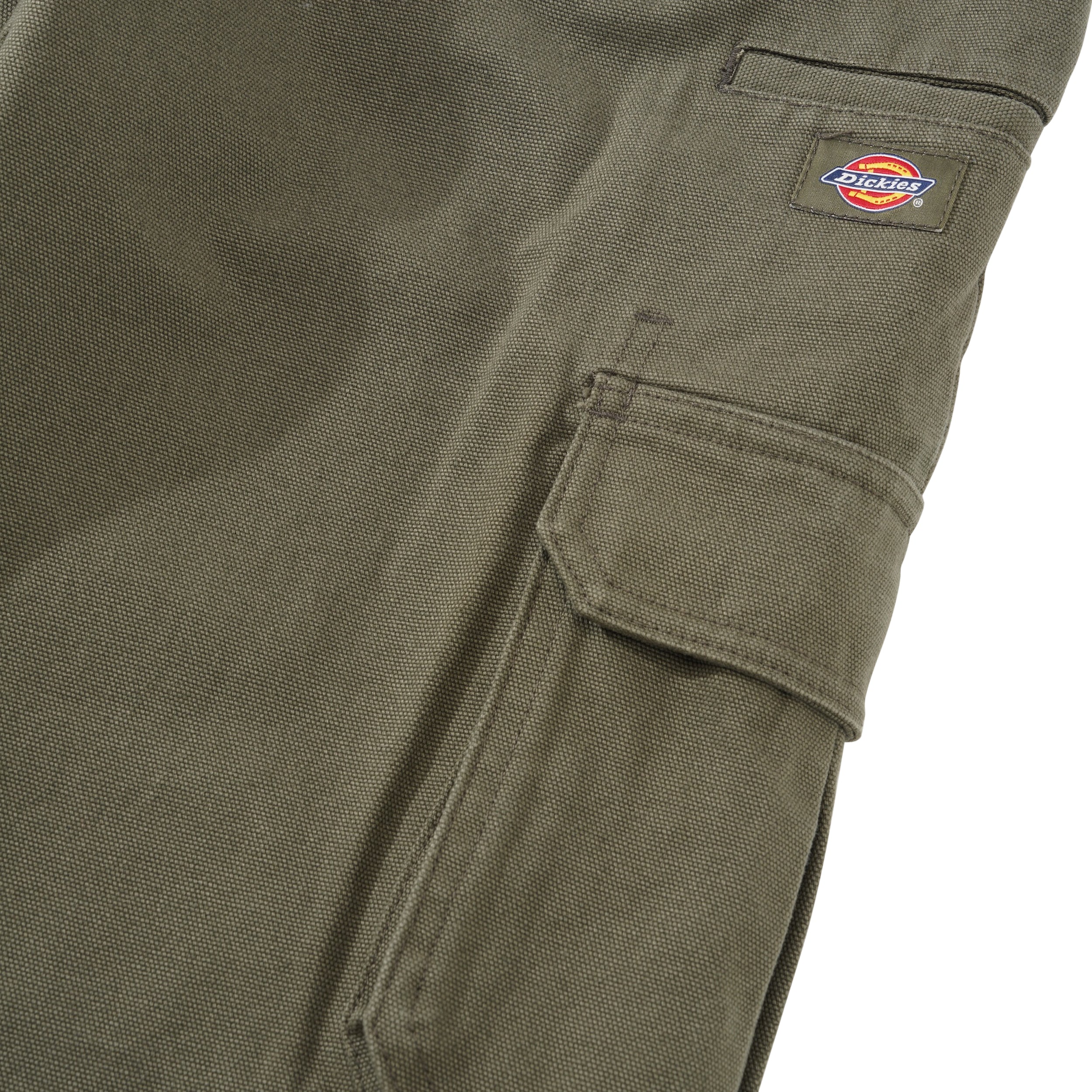 85-283 Double Knee Cargo Canvas Pant, Washed Dark Khaki - Image 3