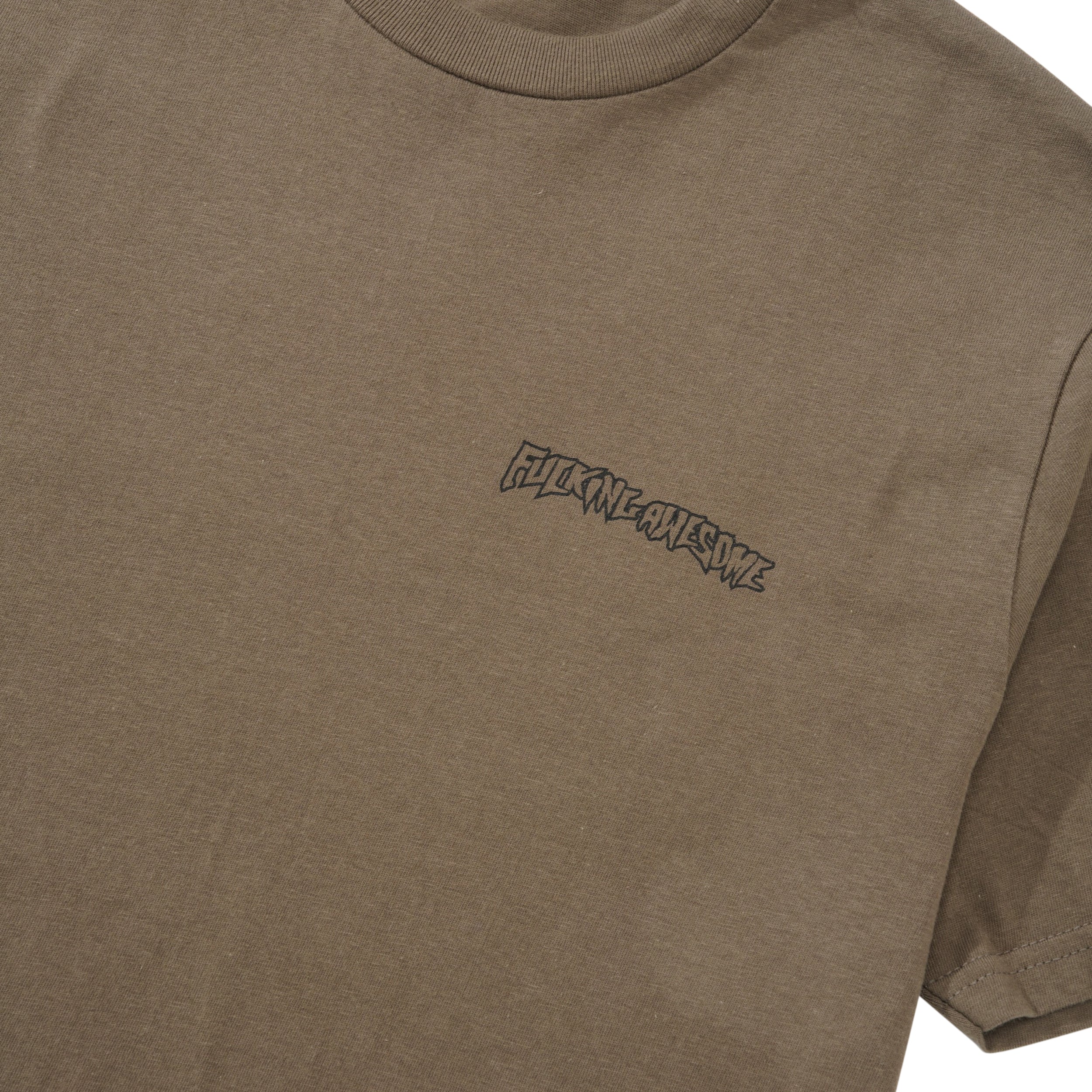 A Broken System Tee, Olive - Image 3