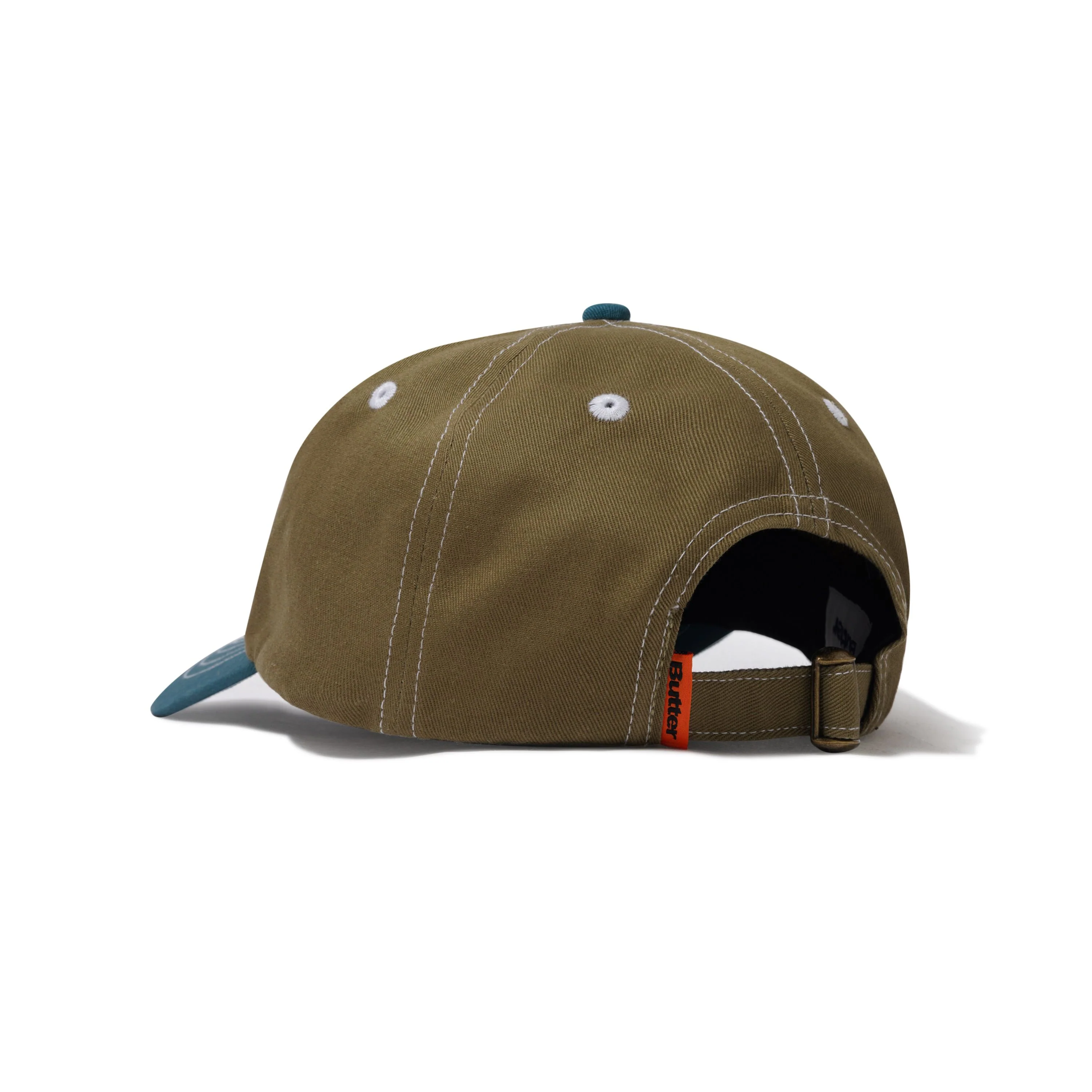 Ace 6 Panel Cap, Canteen / Teal - Image 2