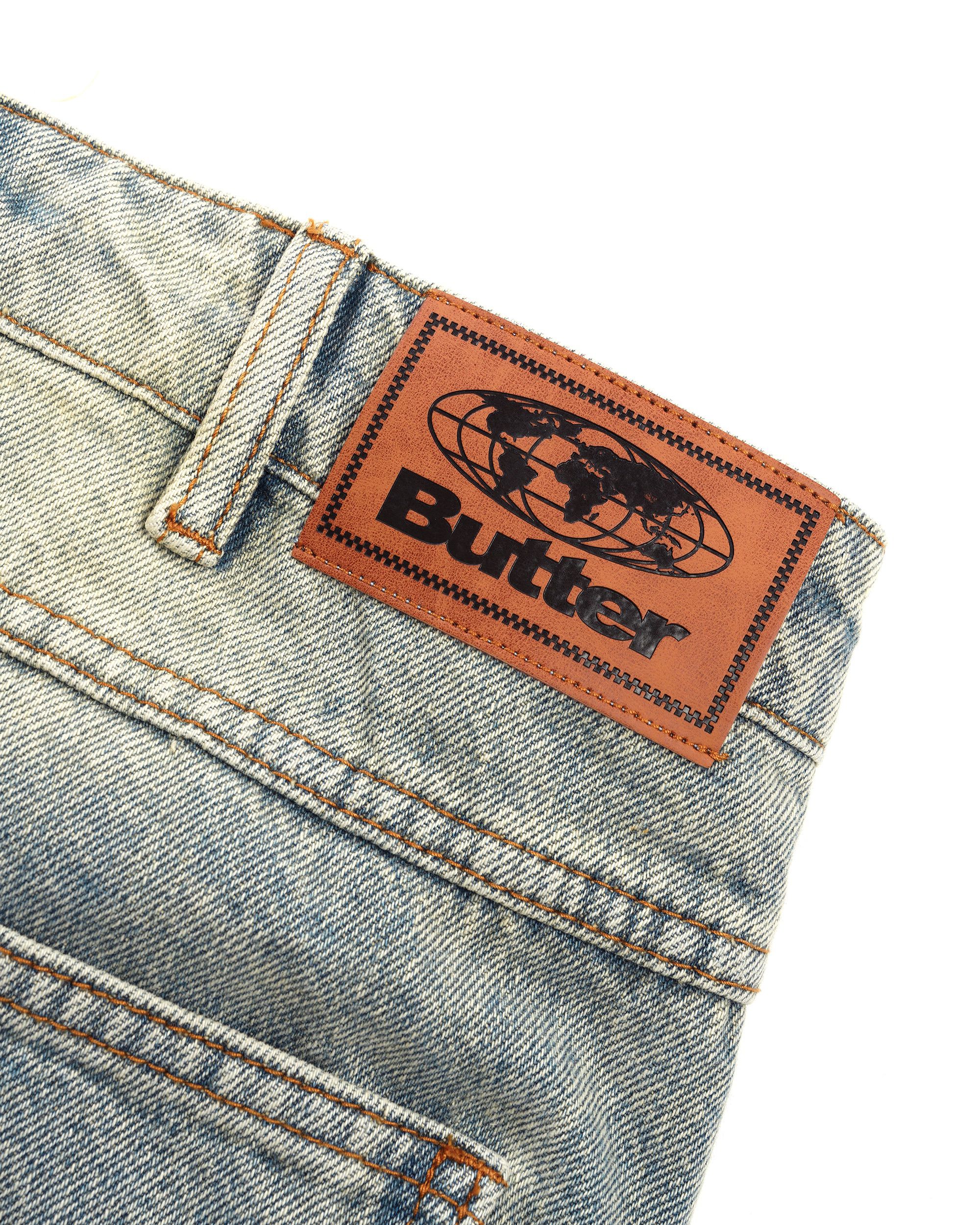 Ace Denim Jeans, Distressed Light Blue - Image 4