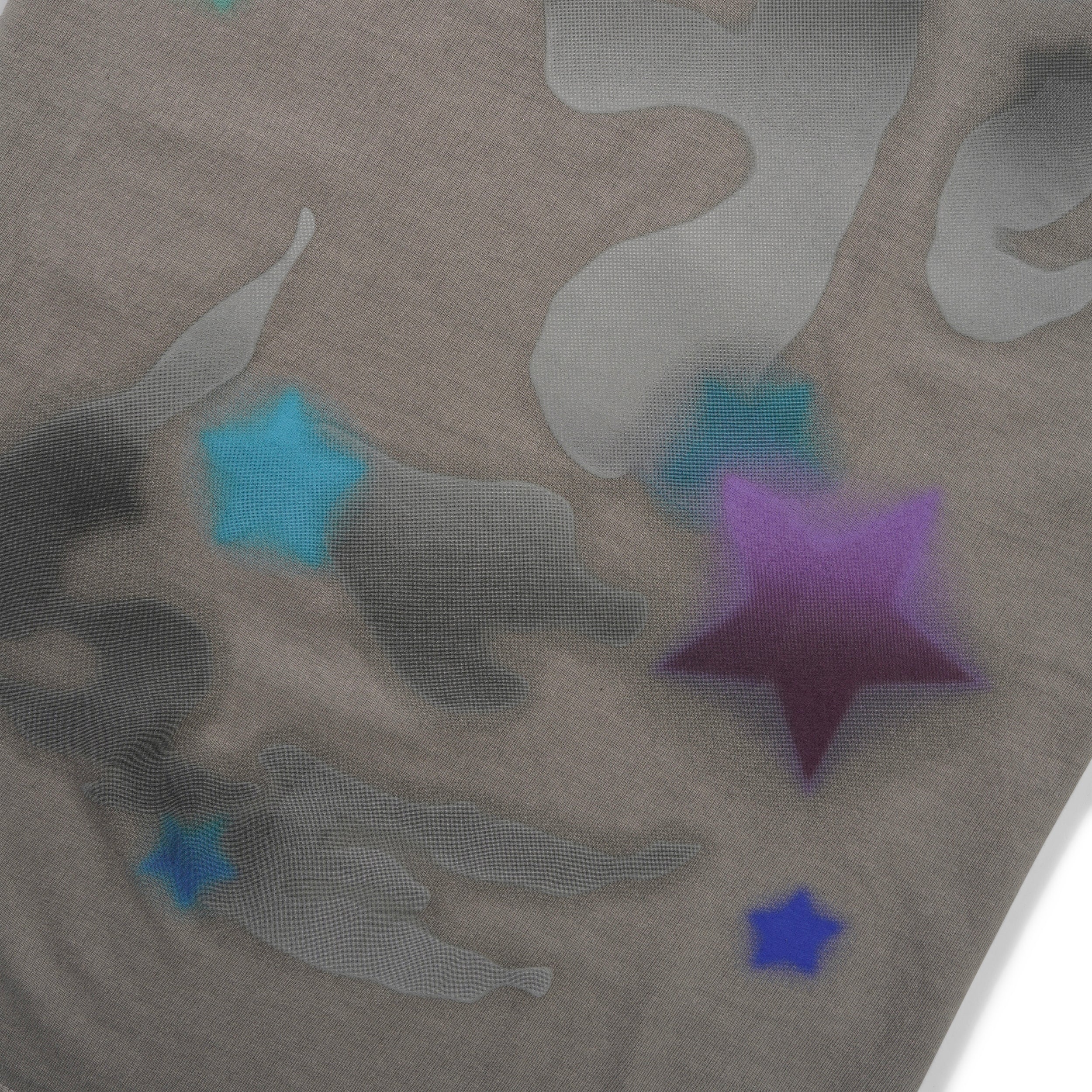Airbrush Tee, Dark Silver - Image 2