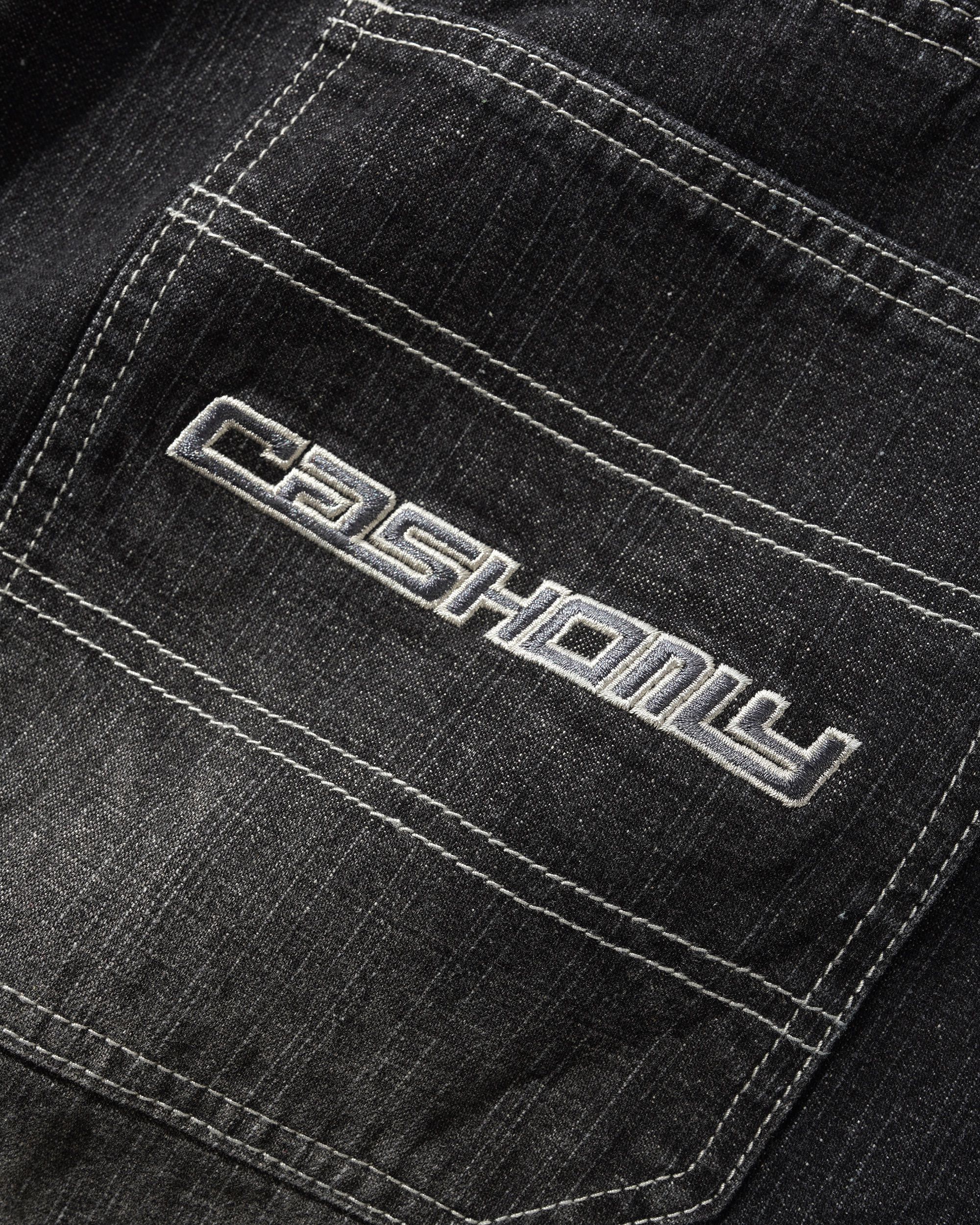 Aleka Denim Jeans, Streaky Black Wash - Image 4