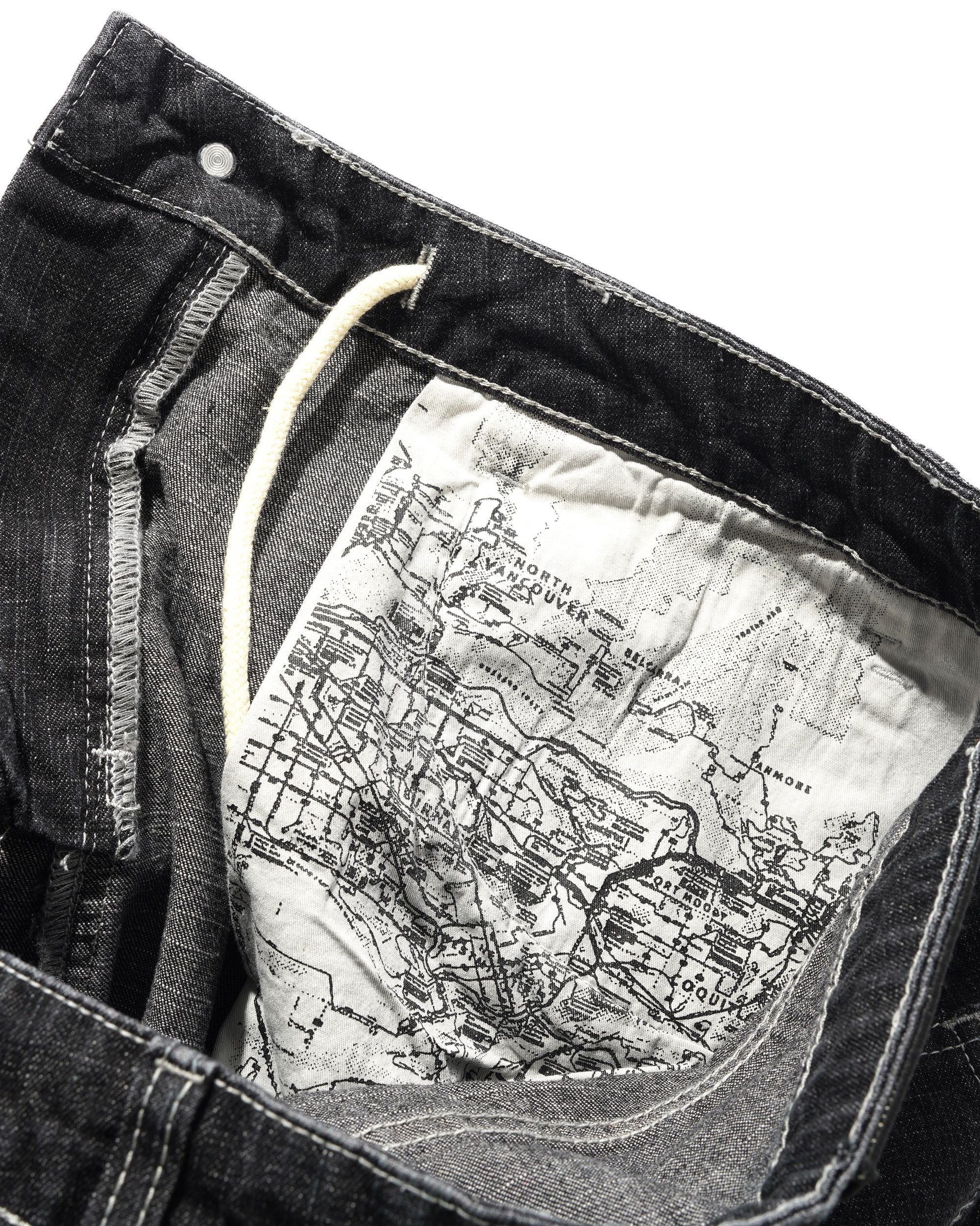 Aleka Denim Jeans, Streaky Black Wash - Image 7