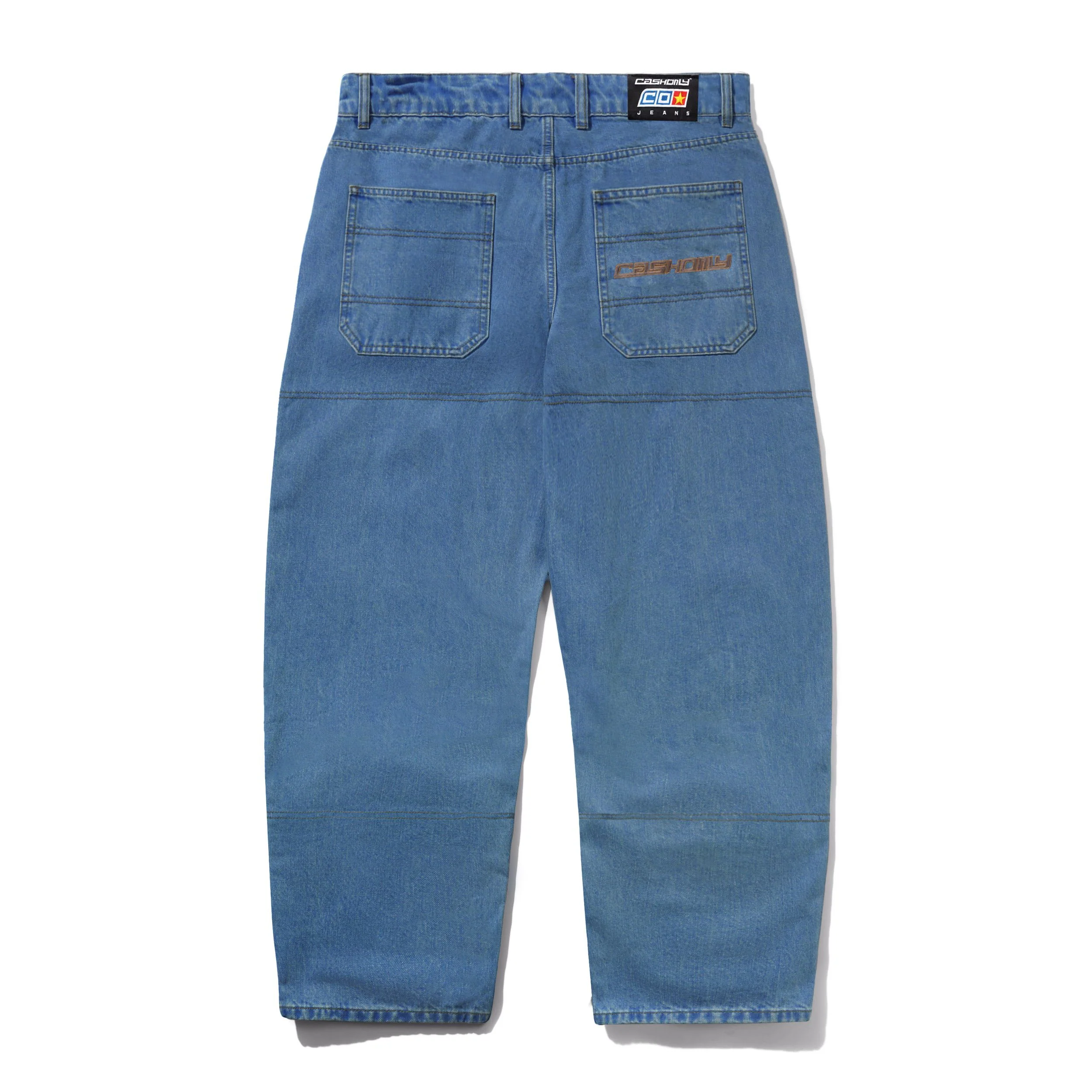 Aleka Denim Jeans, Distressed Mid Blue - Image 2