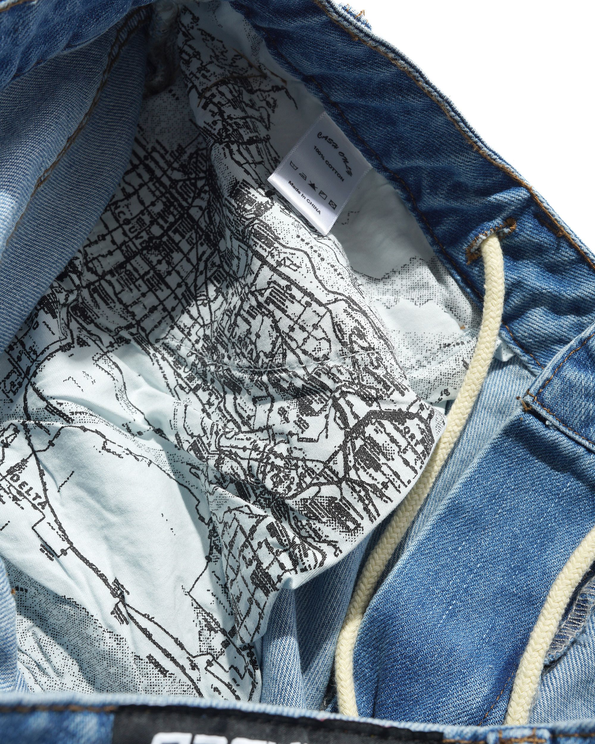 Aleka Denim Jeans, Distressed Mid Blue - Image 5