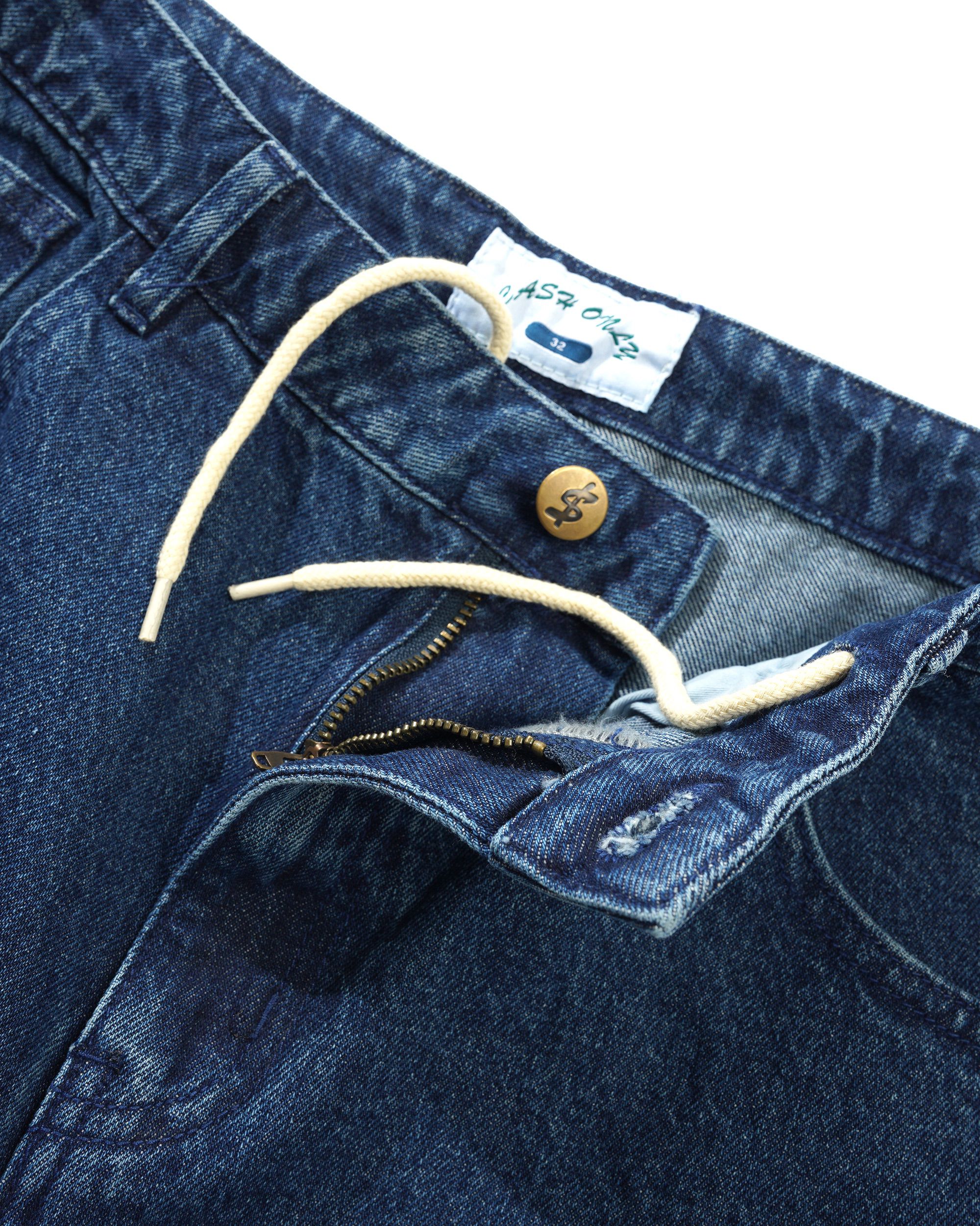 Aleka Denim Jeans, Washed Mid Blue - Image 5