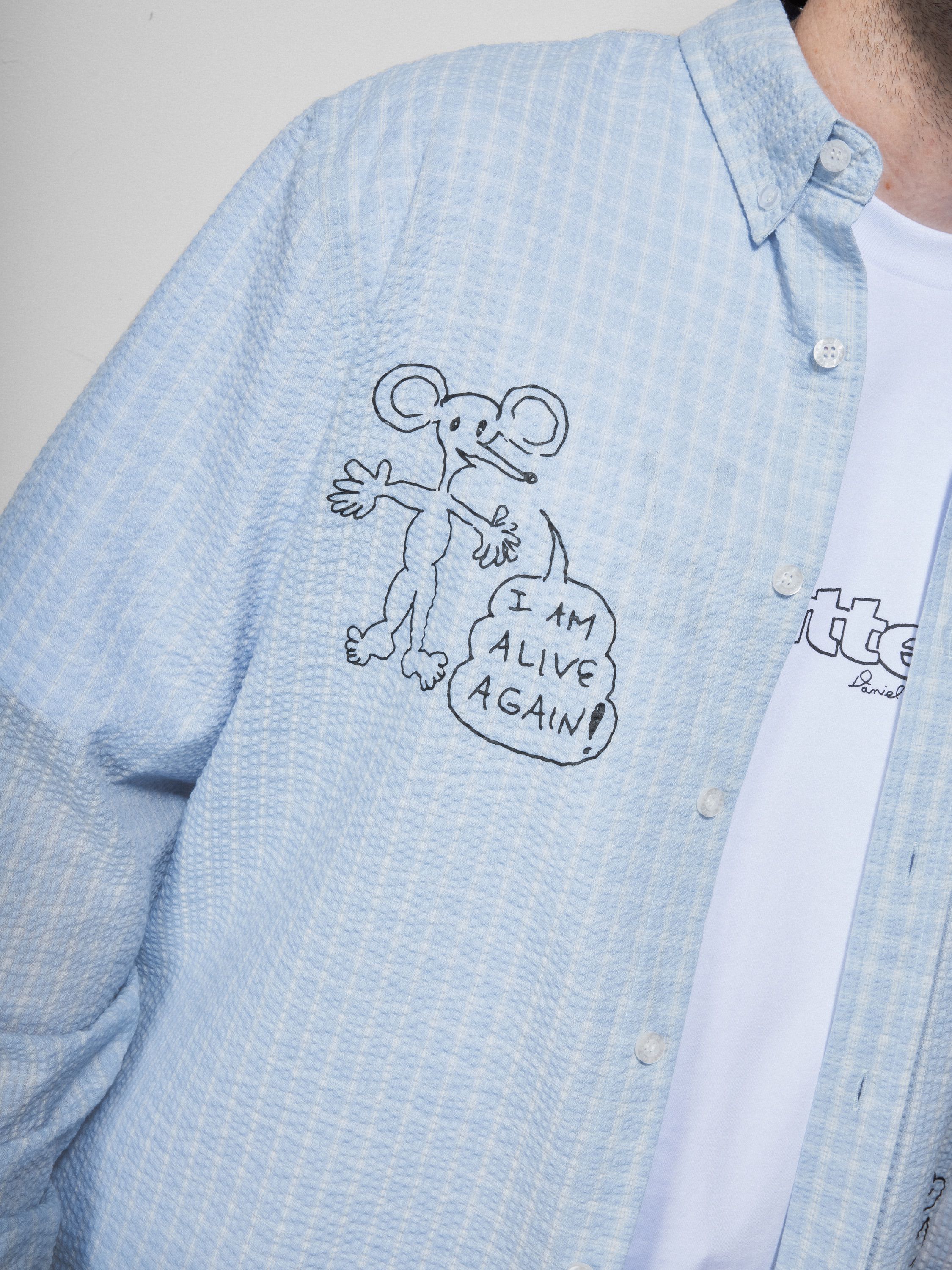 Alive Again Shirt, Light Blue - Image 10