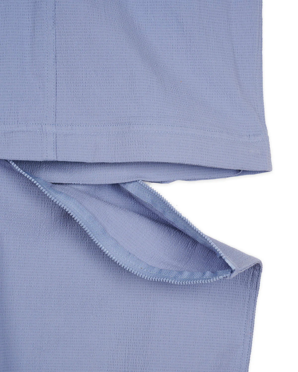 Alpinist Seersucker Convertible Pants, Slate Blue - Image 2