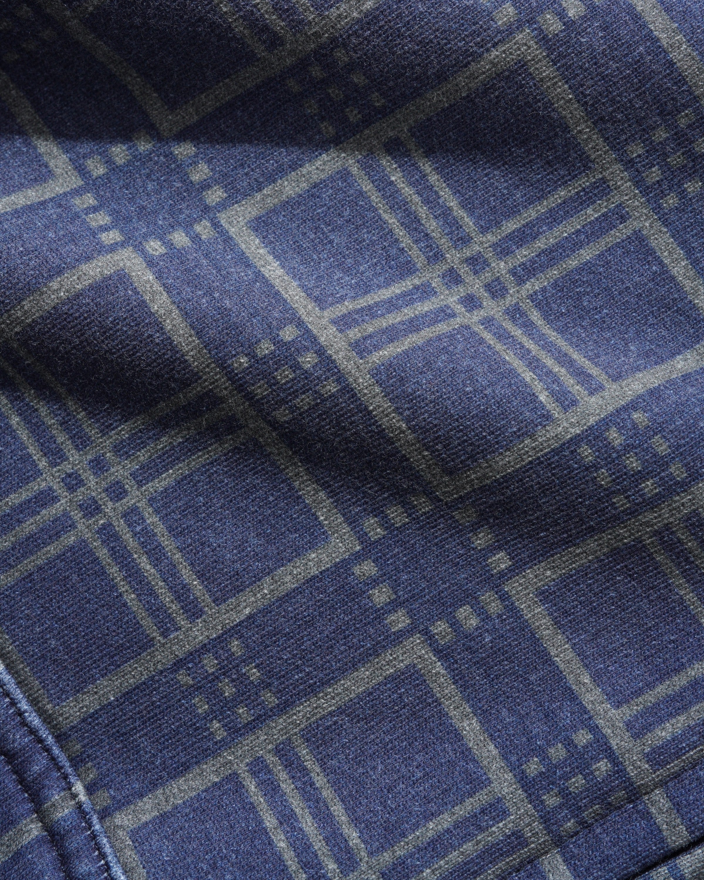 Amplify Zip-Thru Hood, Washed Navy Plaid - Image 5