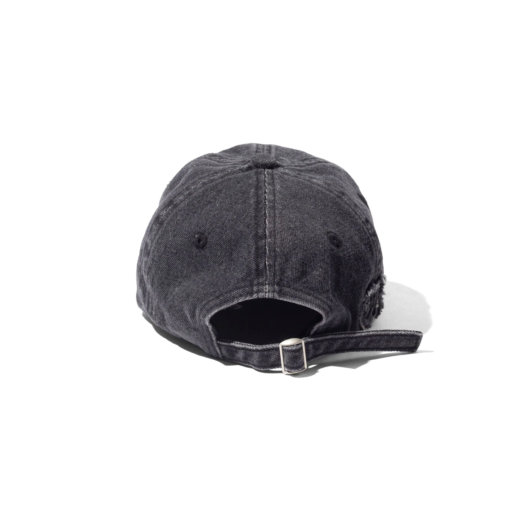 Applique Denim Cap, Black - Image 2