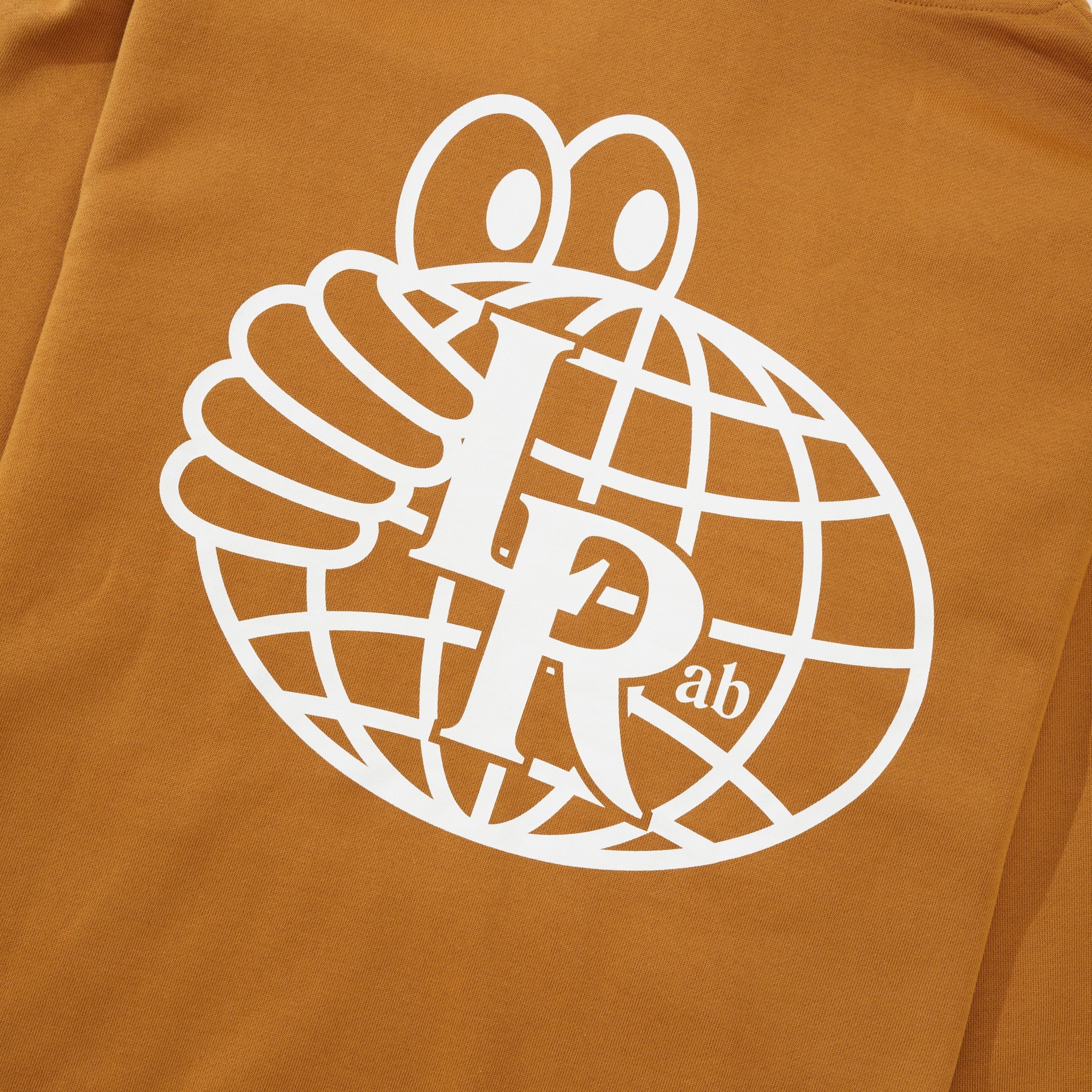 Atlas Monogram Pullover Hood, Golden Brown / White - Image 4