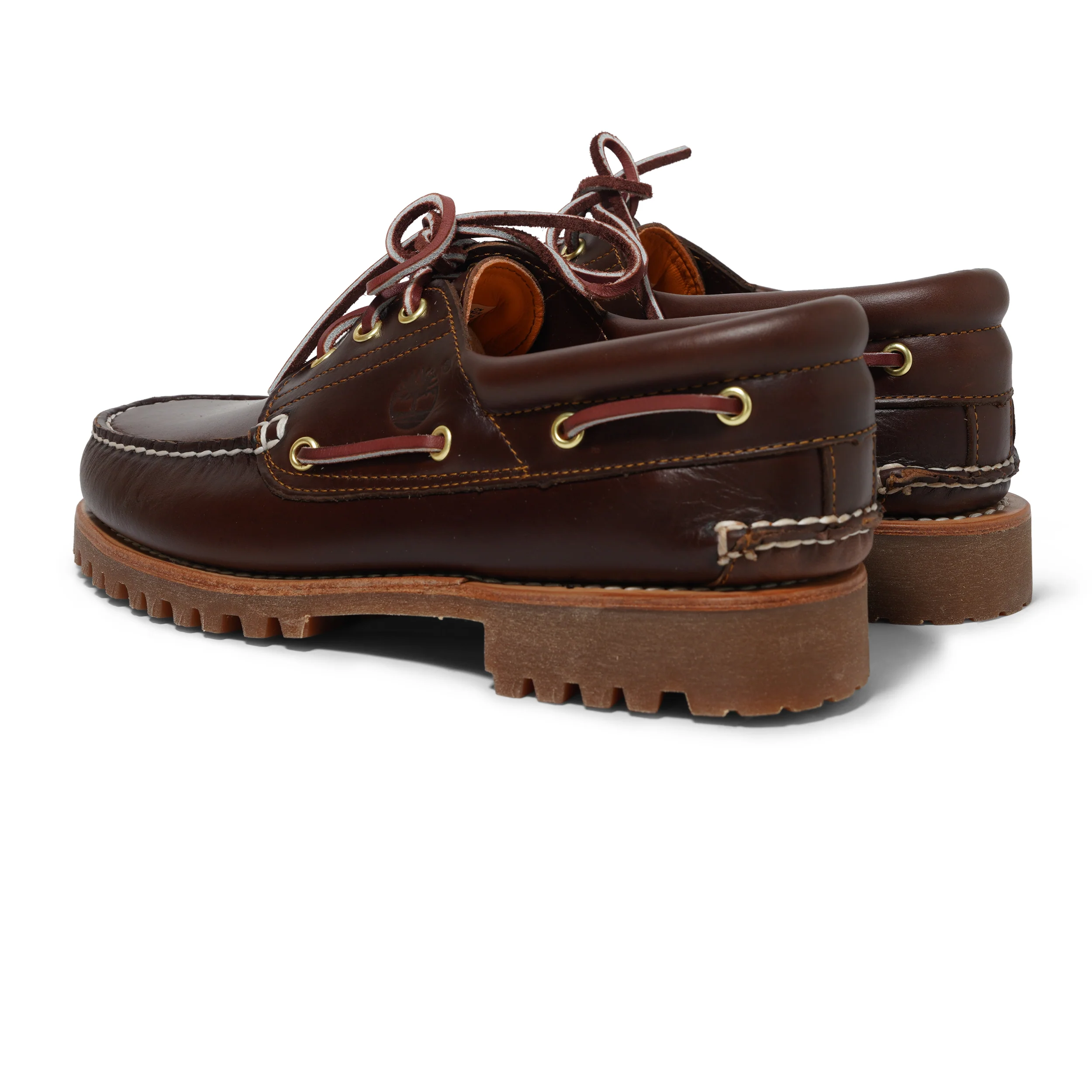 Authentics 3-Eye Classic Boat Shoe, Medium Brown Nubuck - Image 3