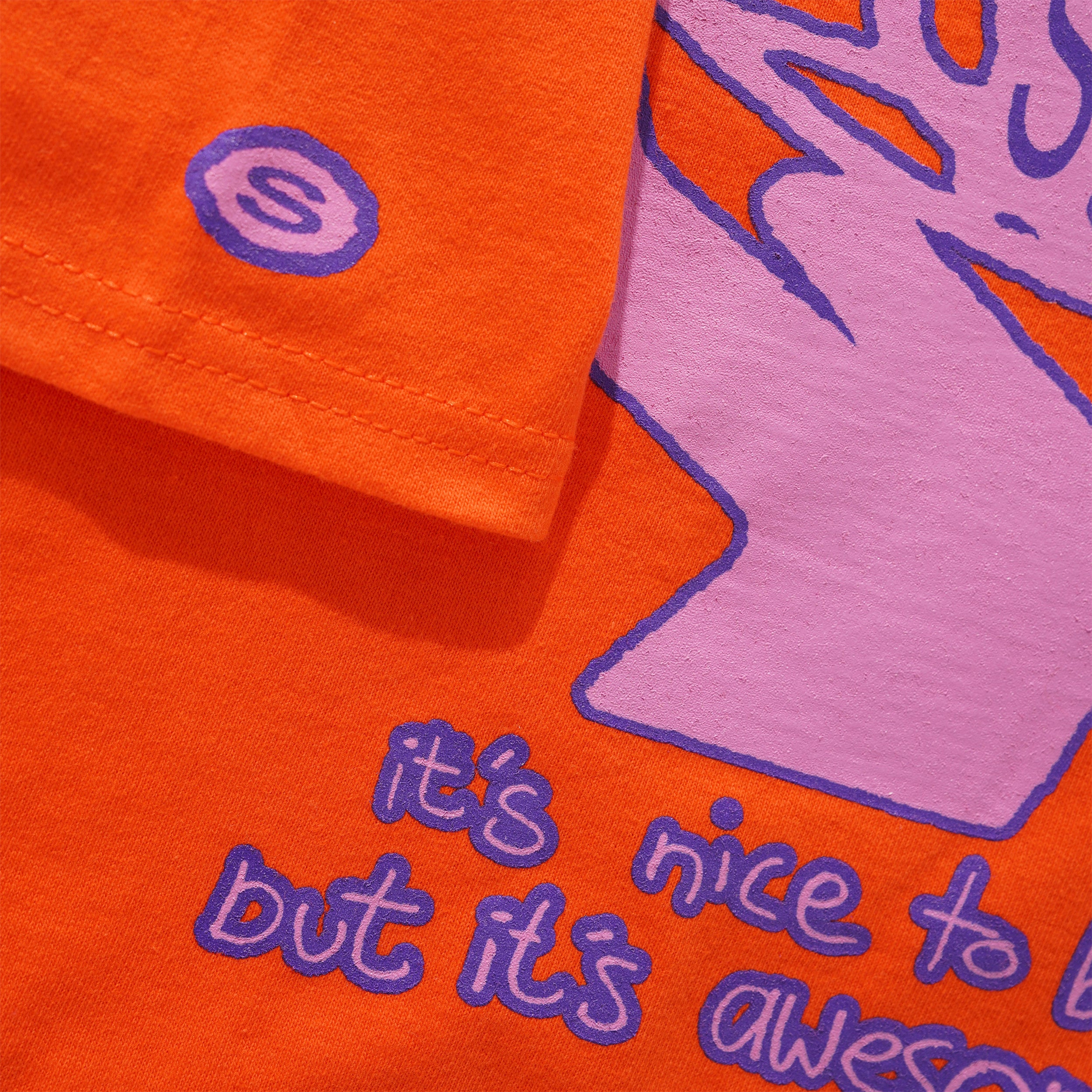 Awesome Tee, Orange - Image 3