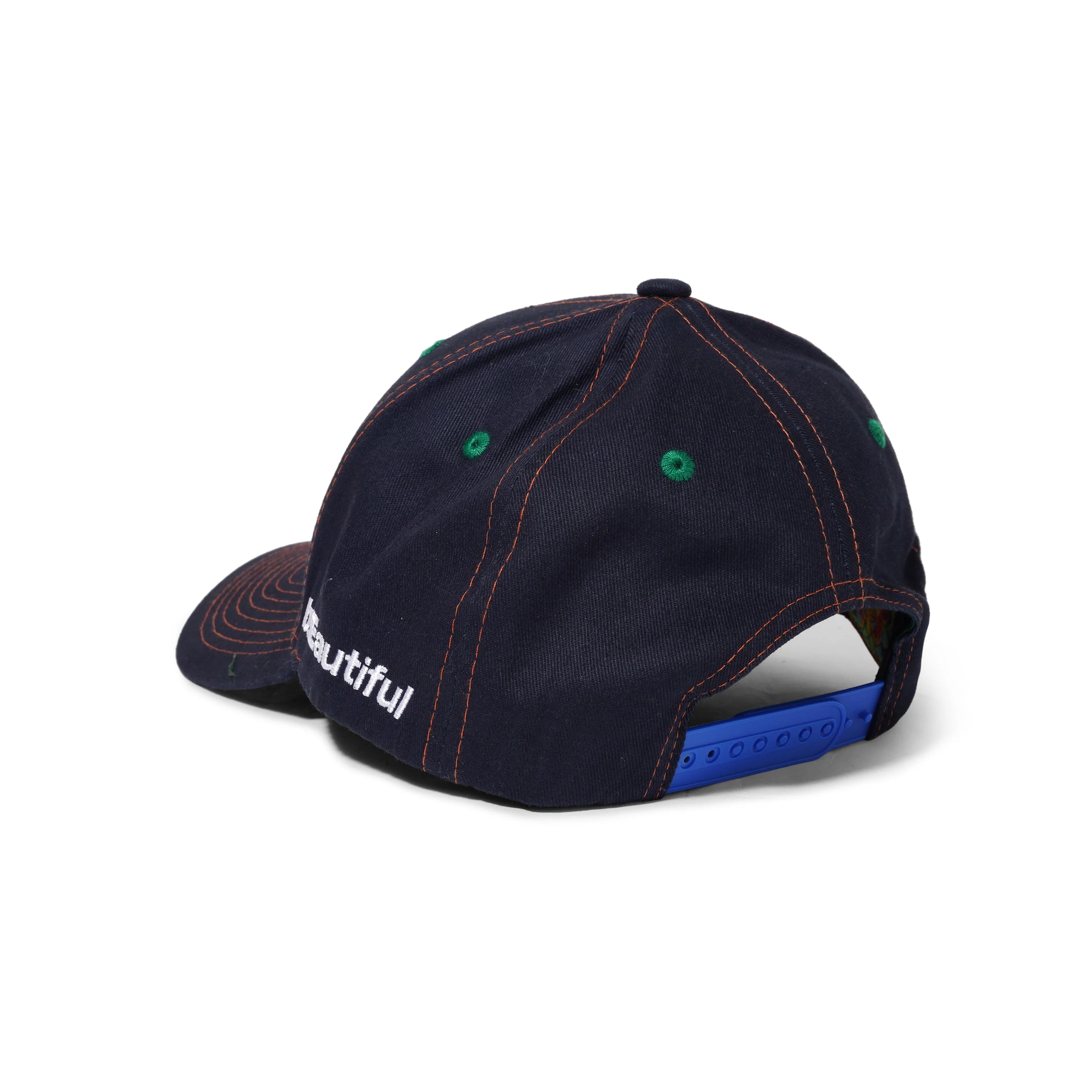 b.E Hat, Navy / White - Image 2
