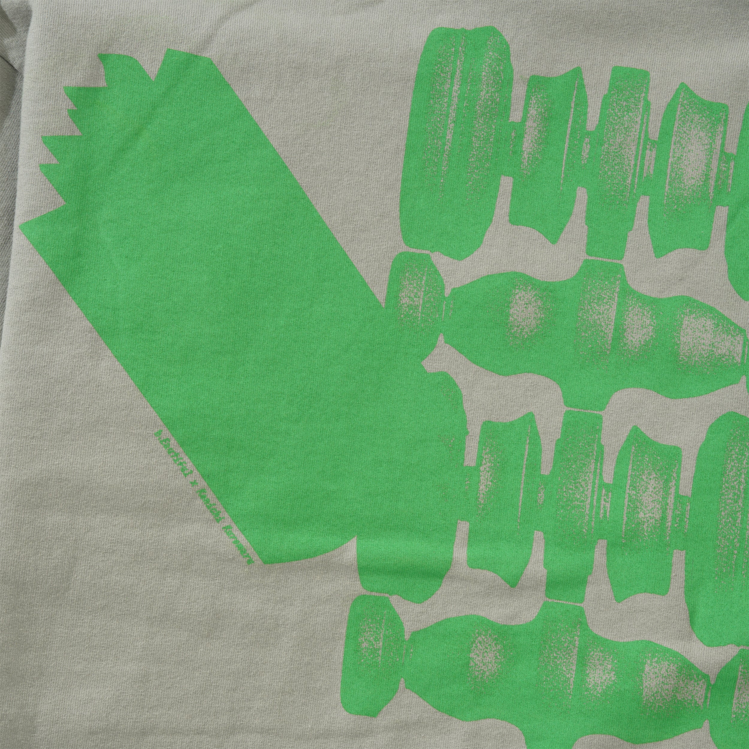b.Eautiful x Kenichi Kuromaru Shadow Crewneck Sweatshirt, Sage - Image 4