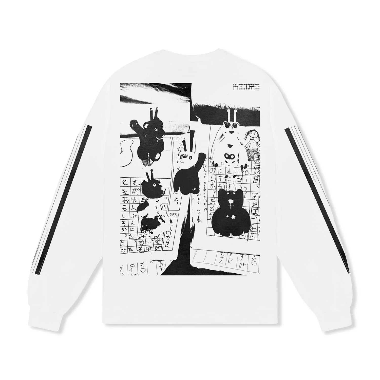 b.Eautiful x kiiro Shinkansen L/S Tee, White - Image 2