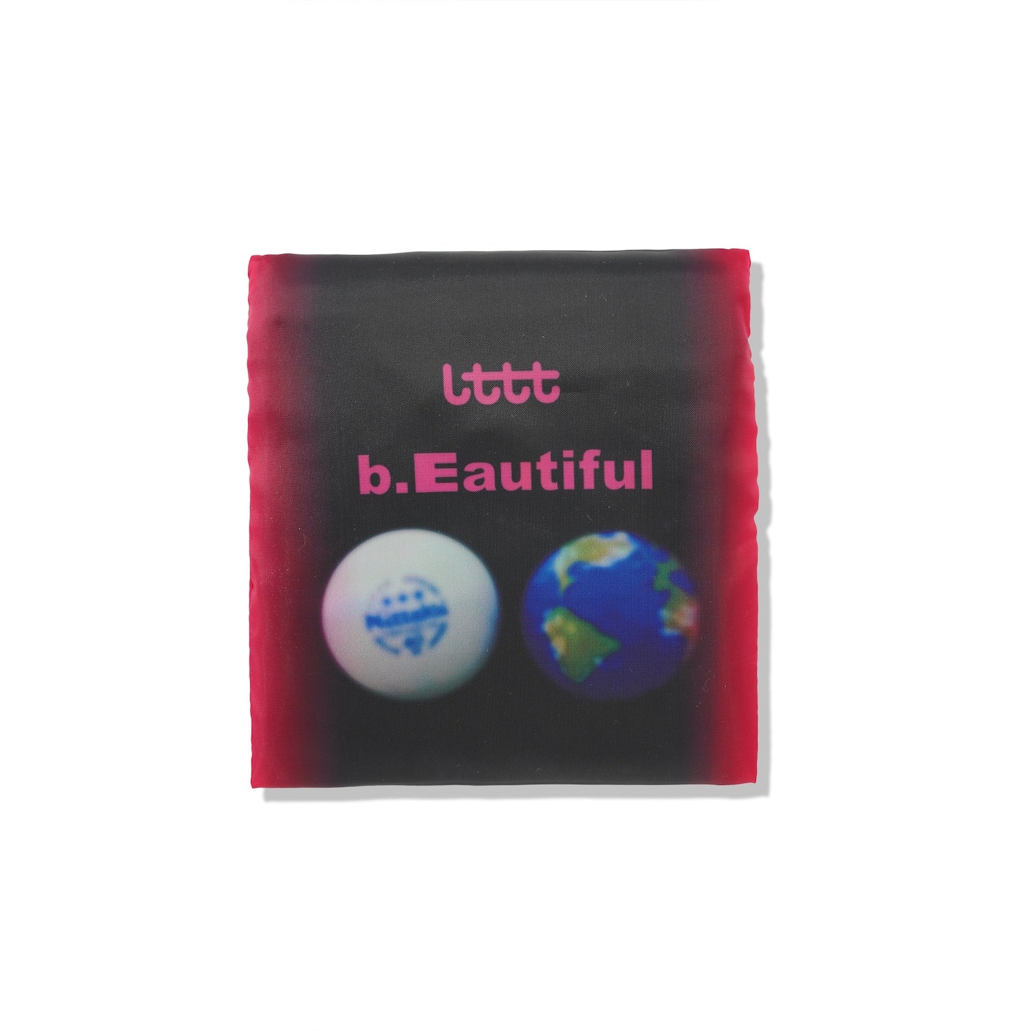 b.Eautiful x LTTT Globe Reusable Bag XL, Black / Green - Image 2