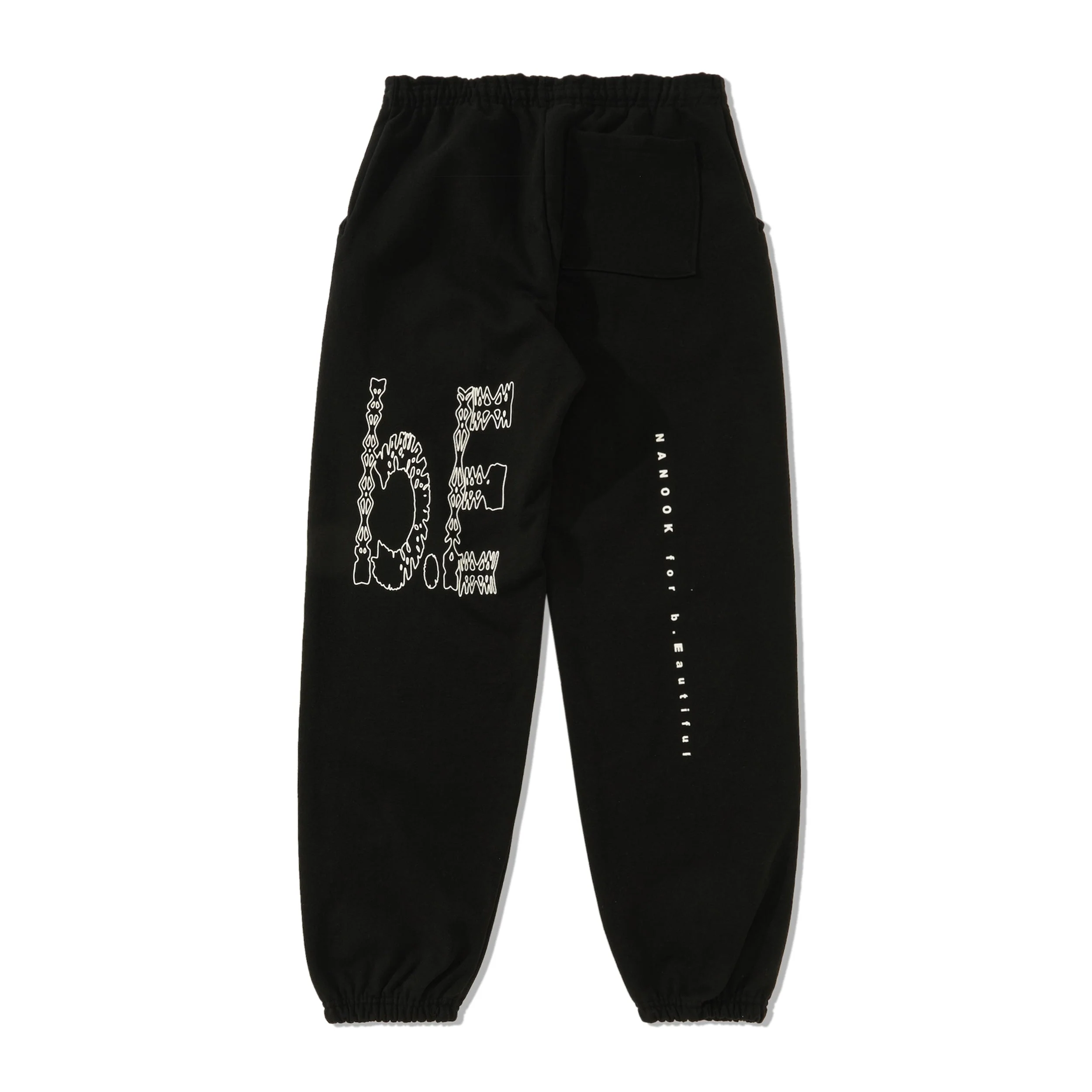 b.Eautiful x NANOOK Bigfoot Sweatpants, Black - Image 2