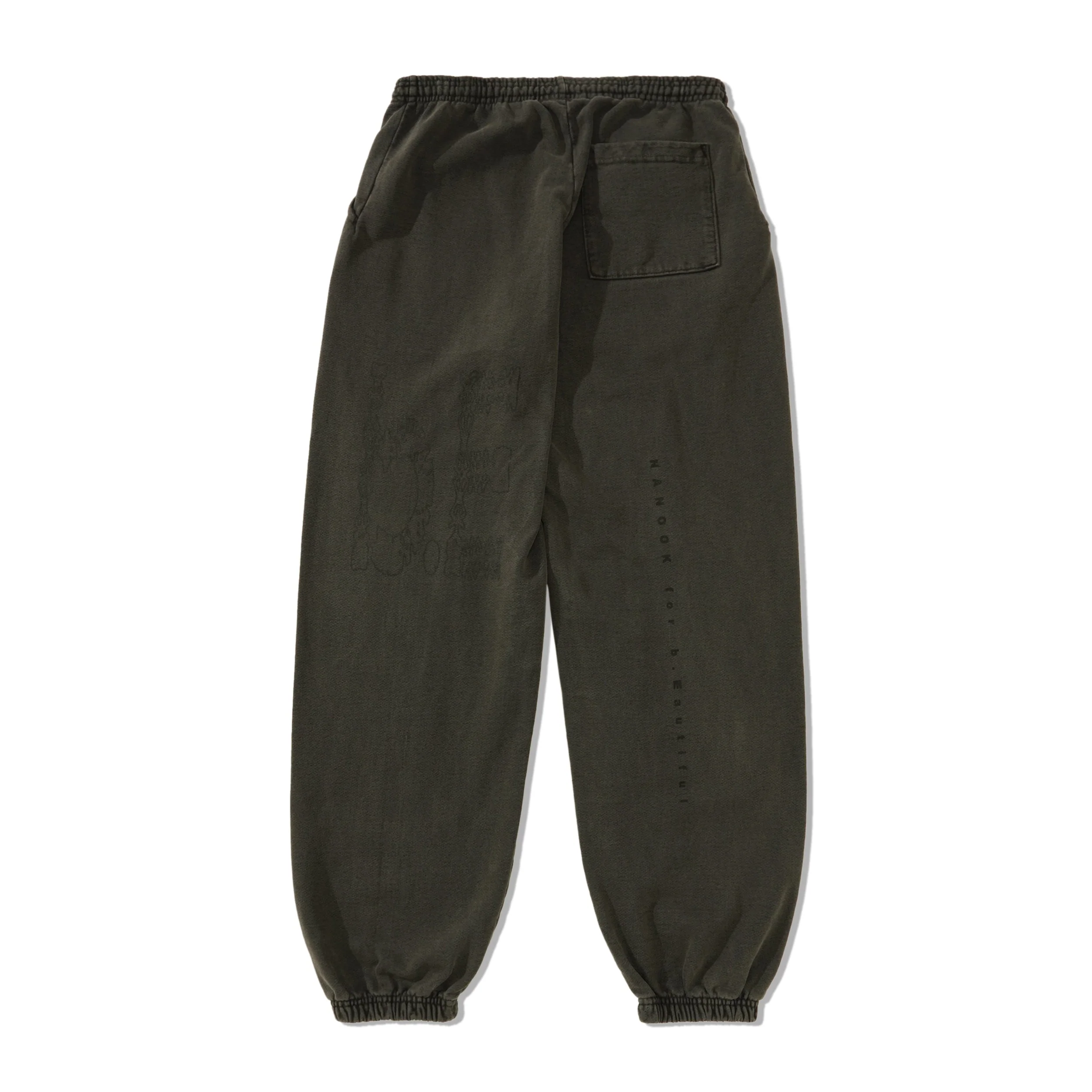 b.Eautiful x NANOOK Bigfoot Sweatpants, Vintage Black - Image 2