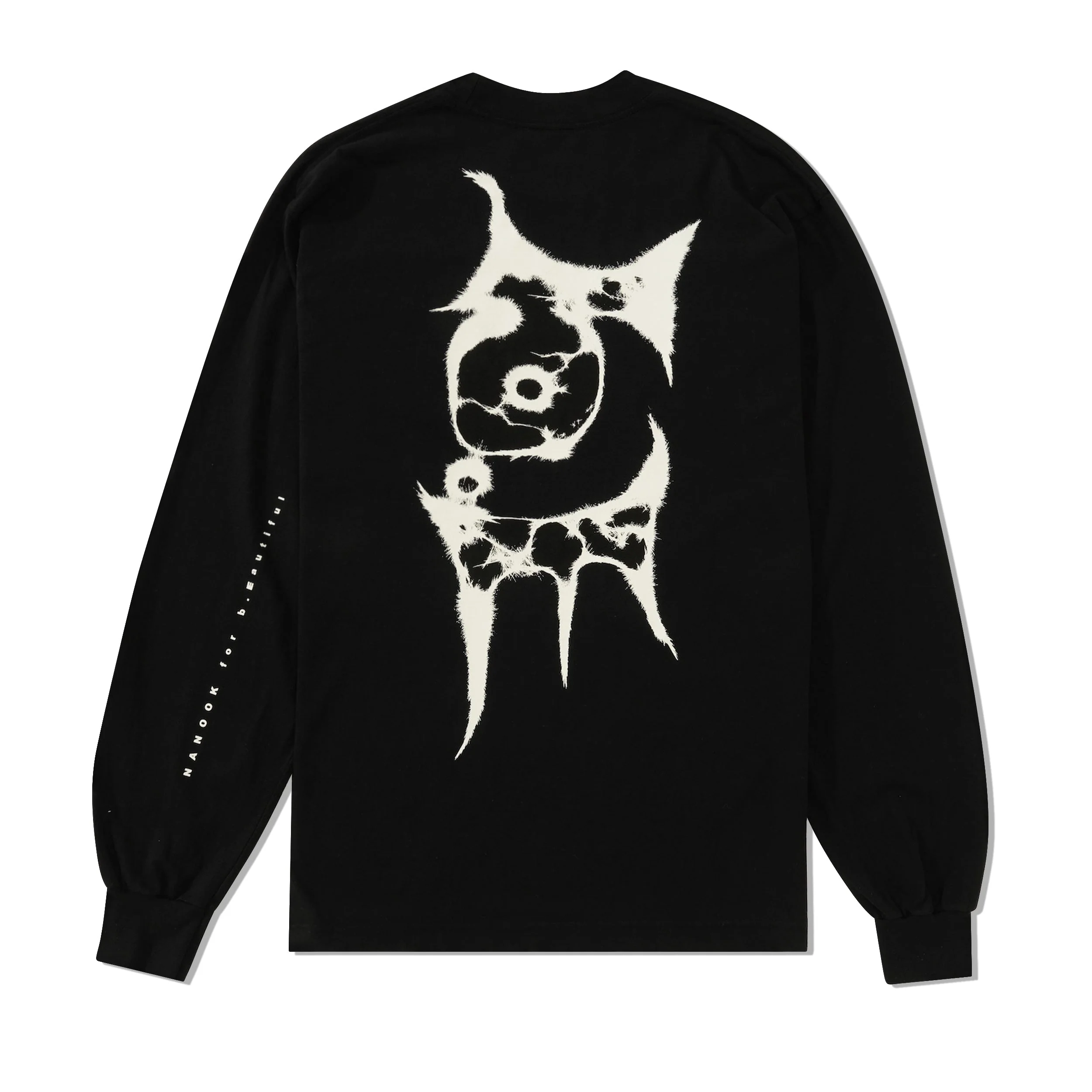 b.Eautiful x NANOOK Shinka L/S Tee, Black - Image 2