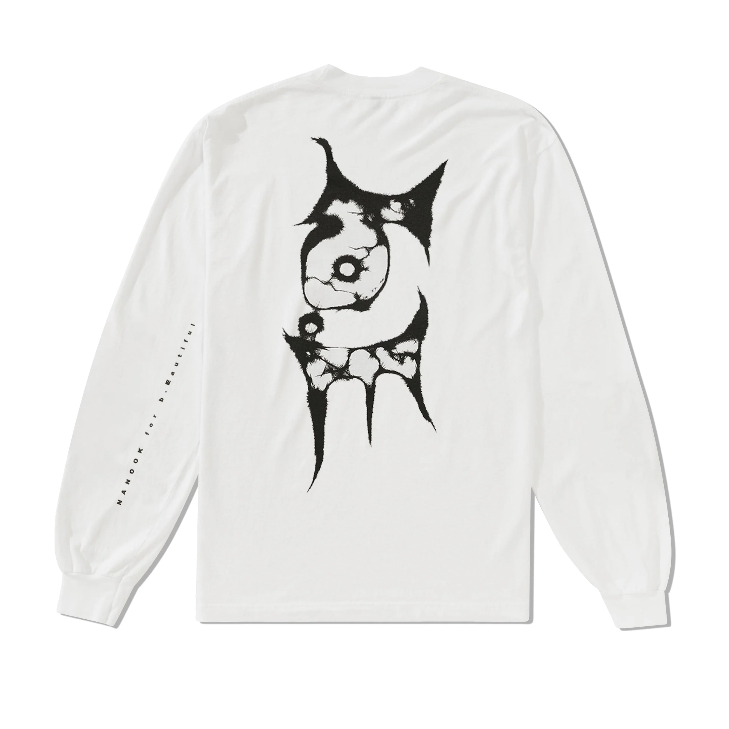 b.Eautiful x NANOOK Shinka L/S Tee, White - Image 2