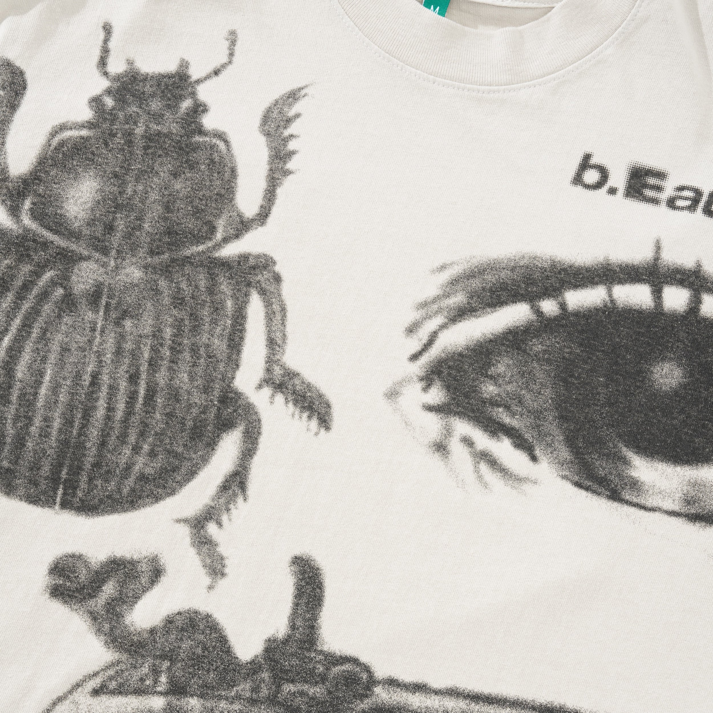 b.Eautiful x Shiga Eye Tee, Cement - Image 2