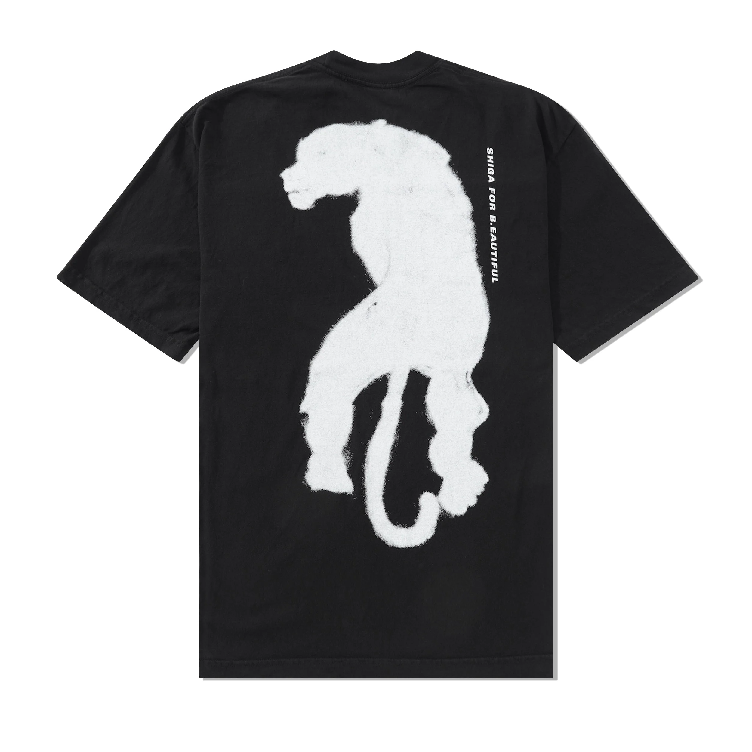 b.Eautiful x Shiga Skull Tee, Black - Image 2
