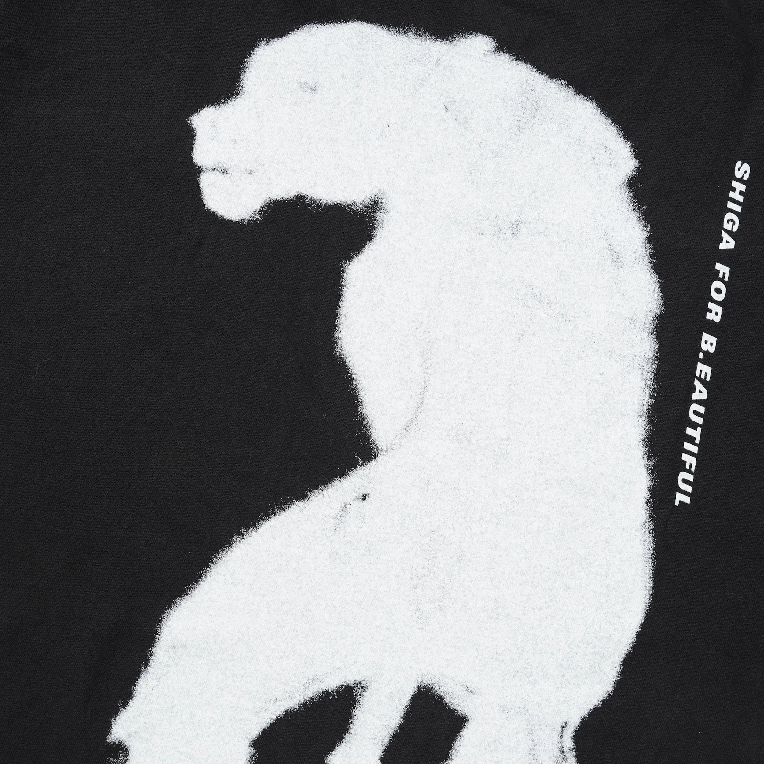 b.Eautiful x Shiga Skull Tee, Black - Image 4