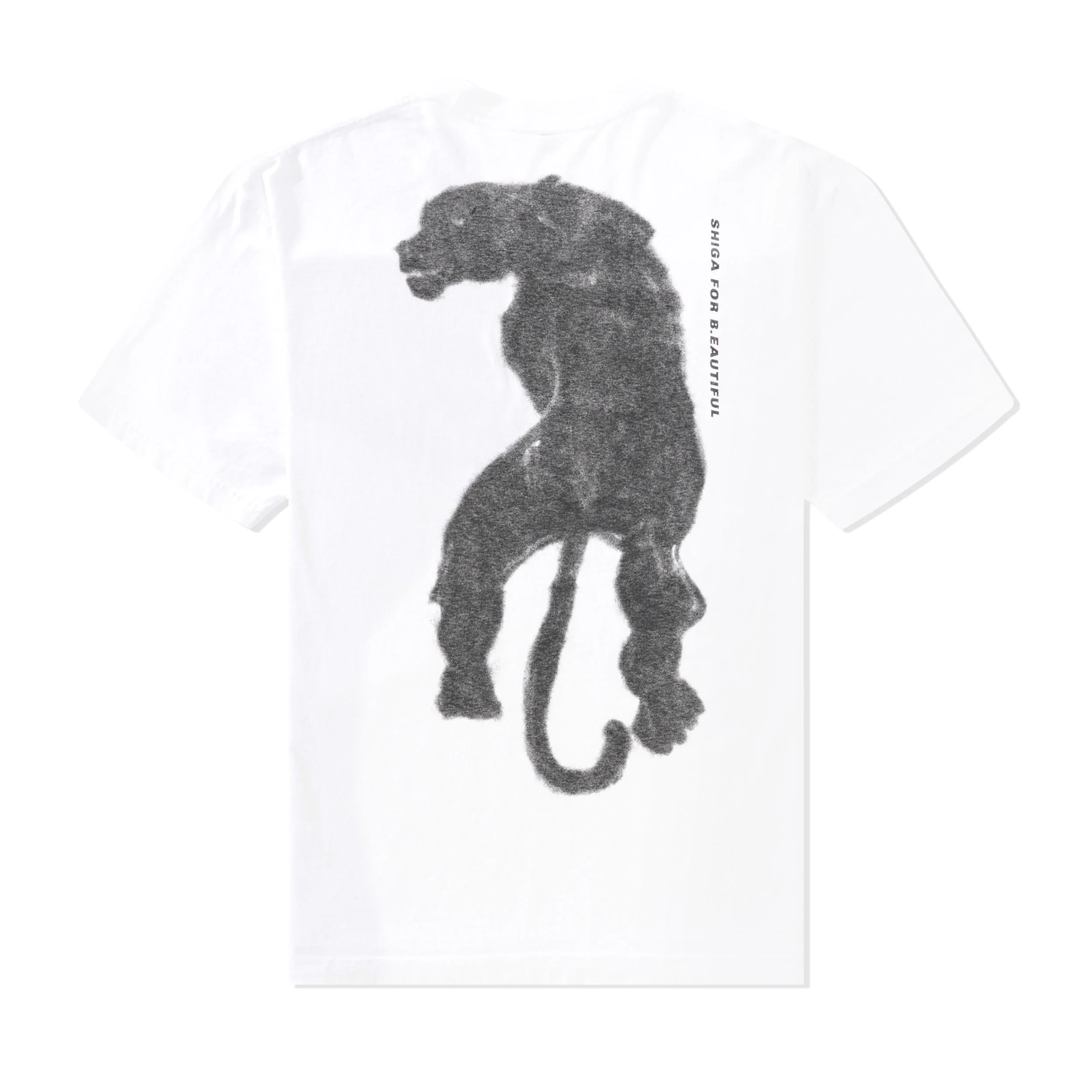 b.Eautiful x Shiga Skull Tee, White - Image 2