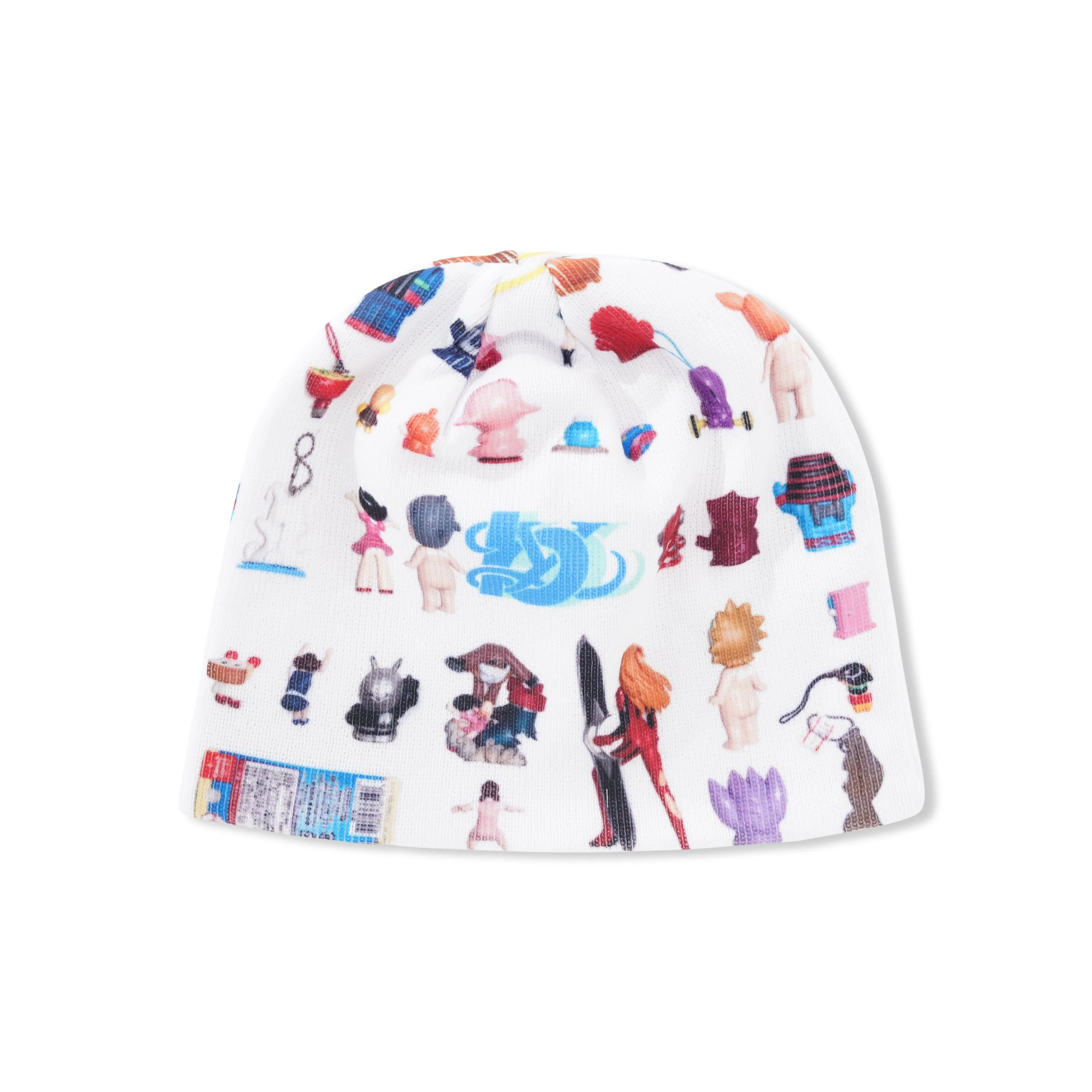 b.Eautiful x Yumin Ha Toys Beanie, White - Image 2