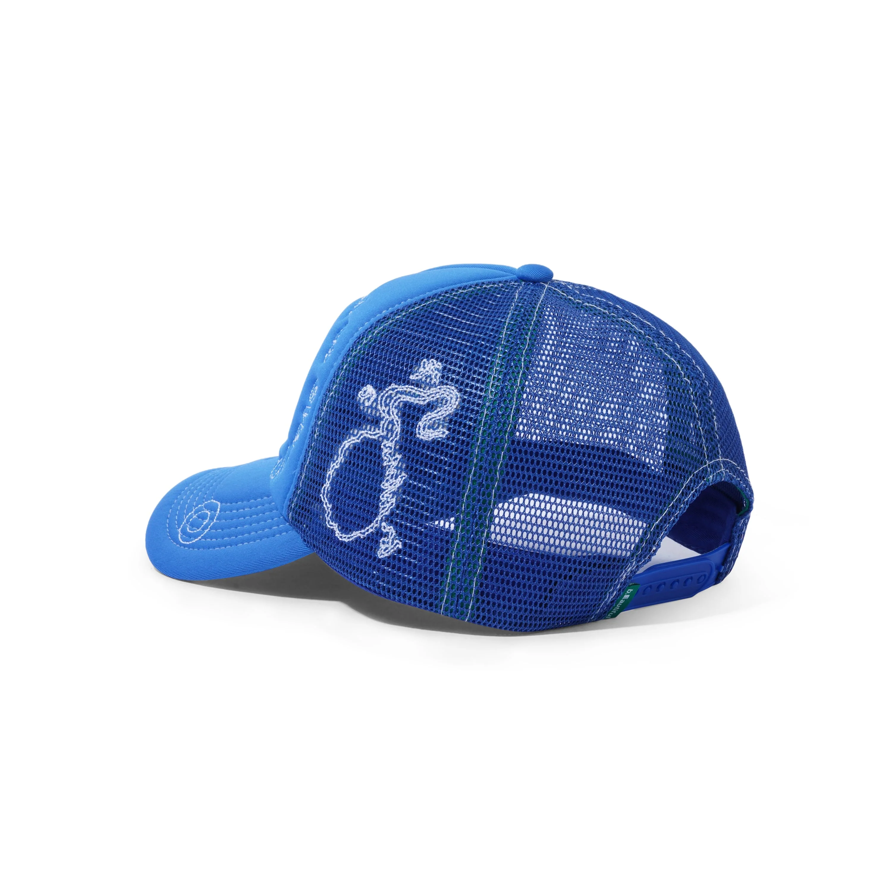 b.i Foam Trucker Hat, Beach Blue - Image 3