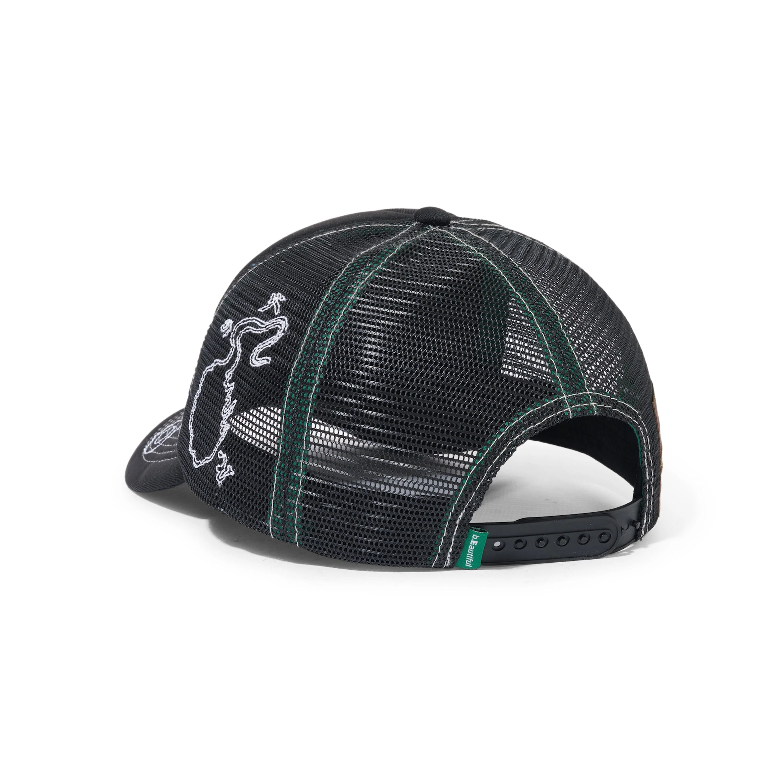 b.i Foam Trucker Hat, Black - Image 2