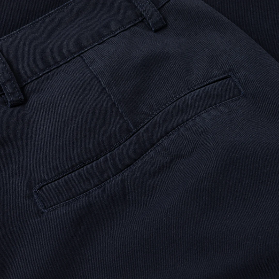 Baggy Chino Pants, Navy - Image 5