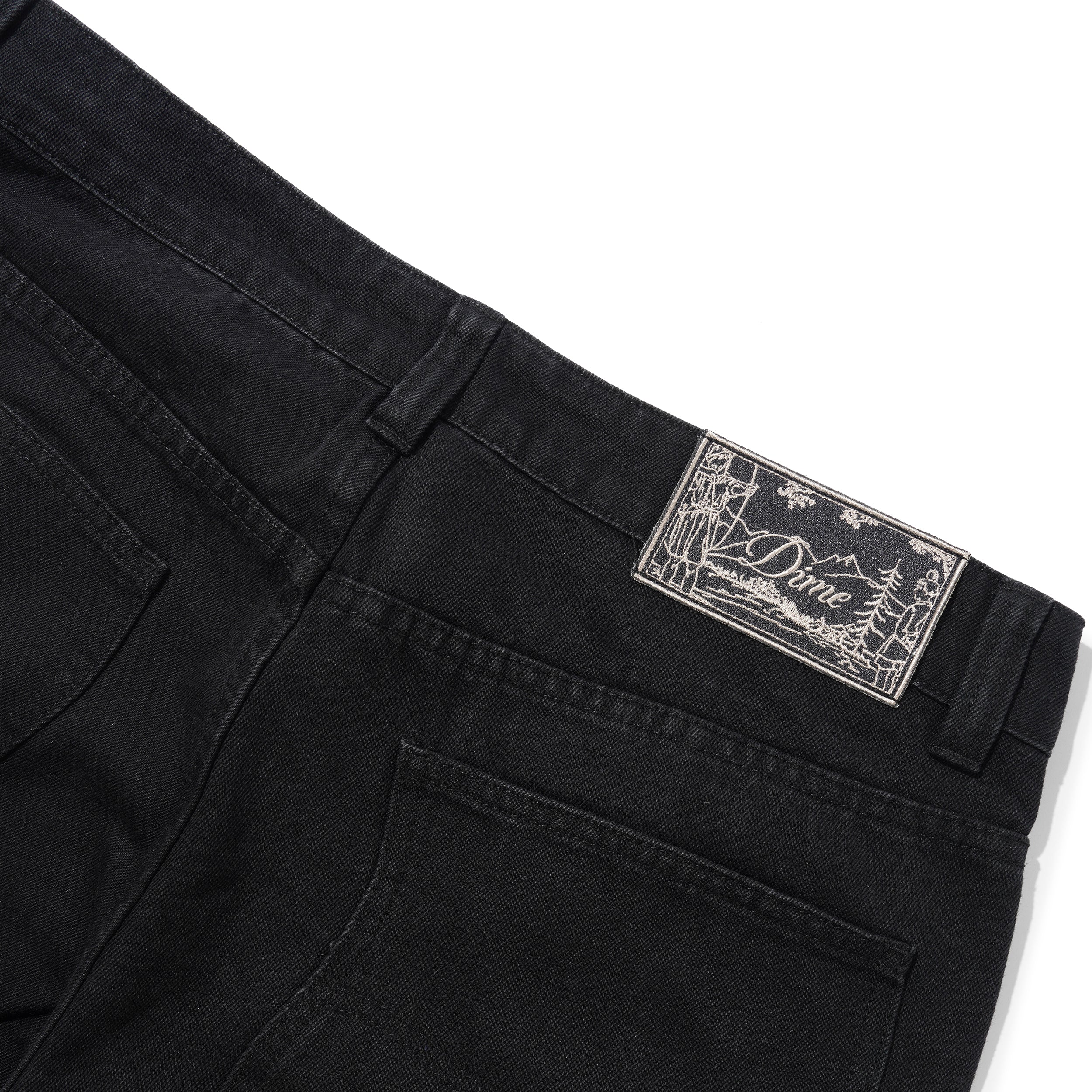 Baggy Denim Jeans, Black - Image 4