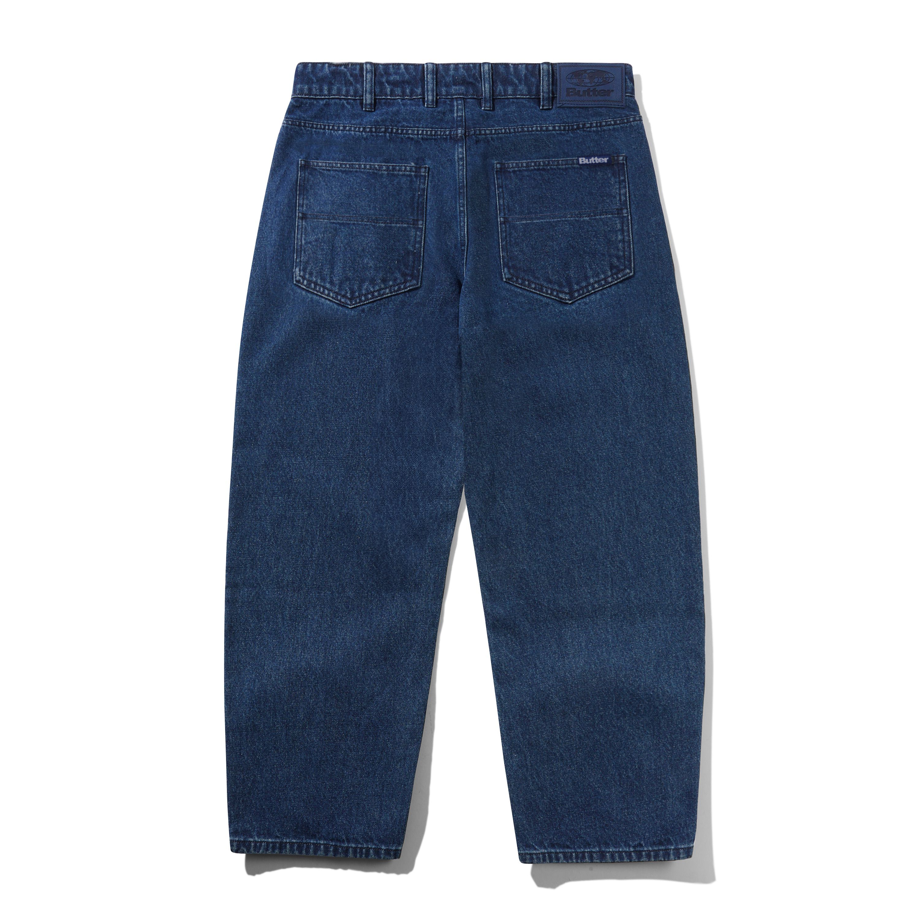 Baggy Denim Jeans, Dark Blue - Image 2