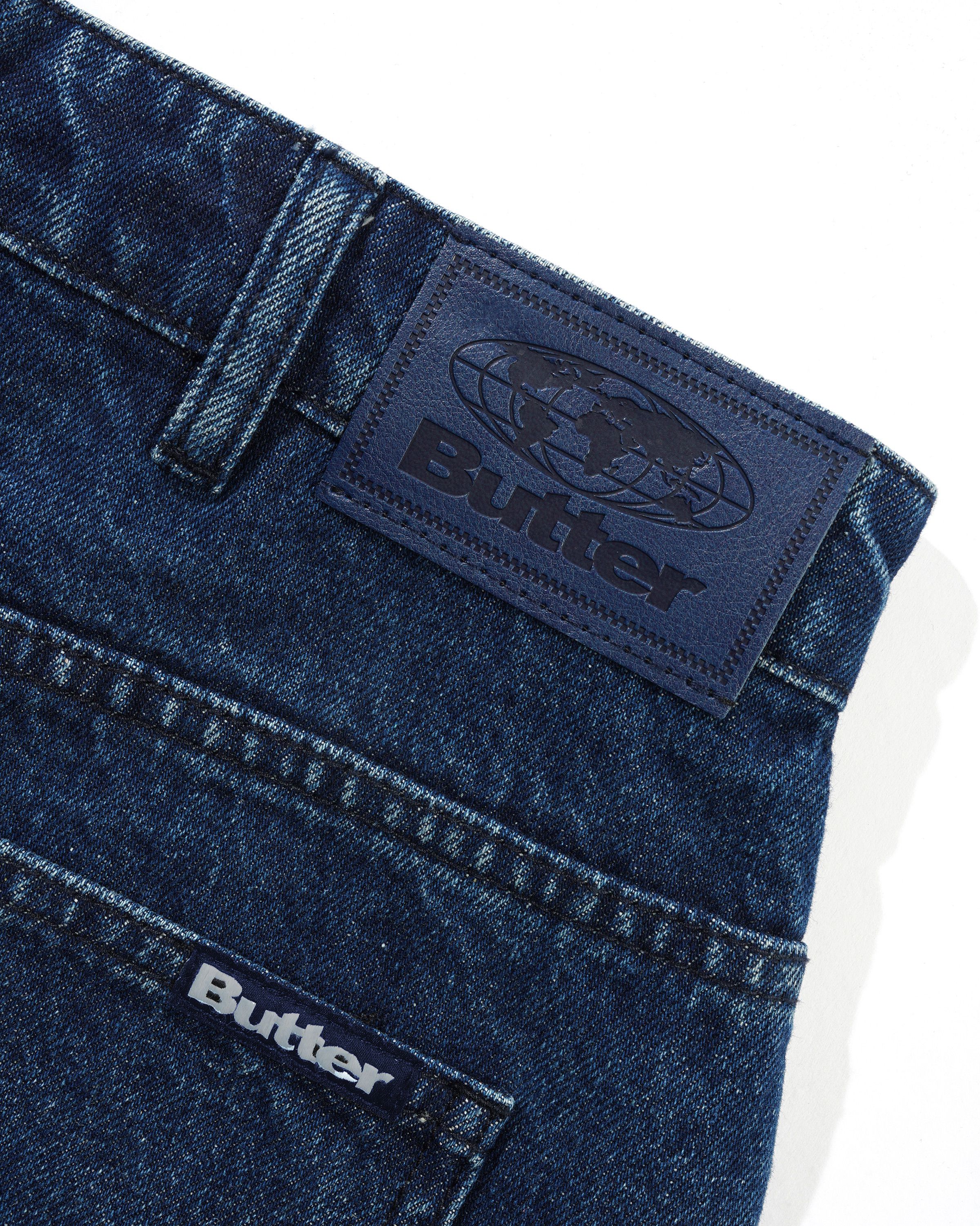 Baggy Denim Jeans, Dark Blue - Image 3