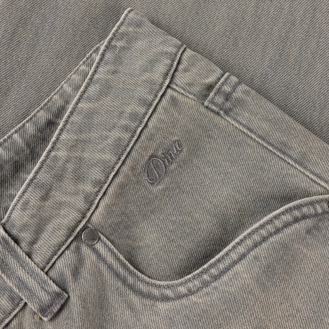 Baggy Denim Pants, Sanblasted Desert - Image 2