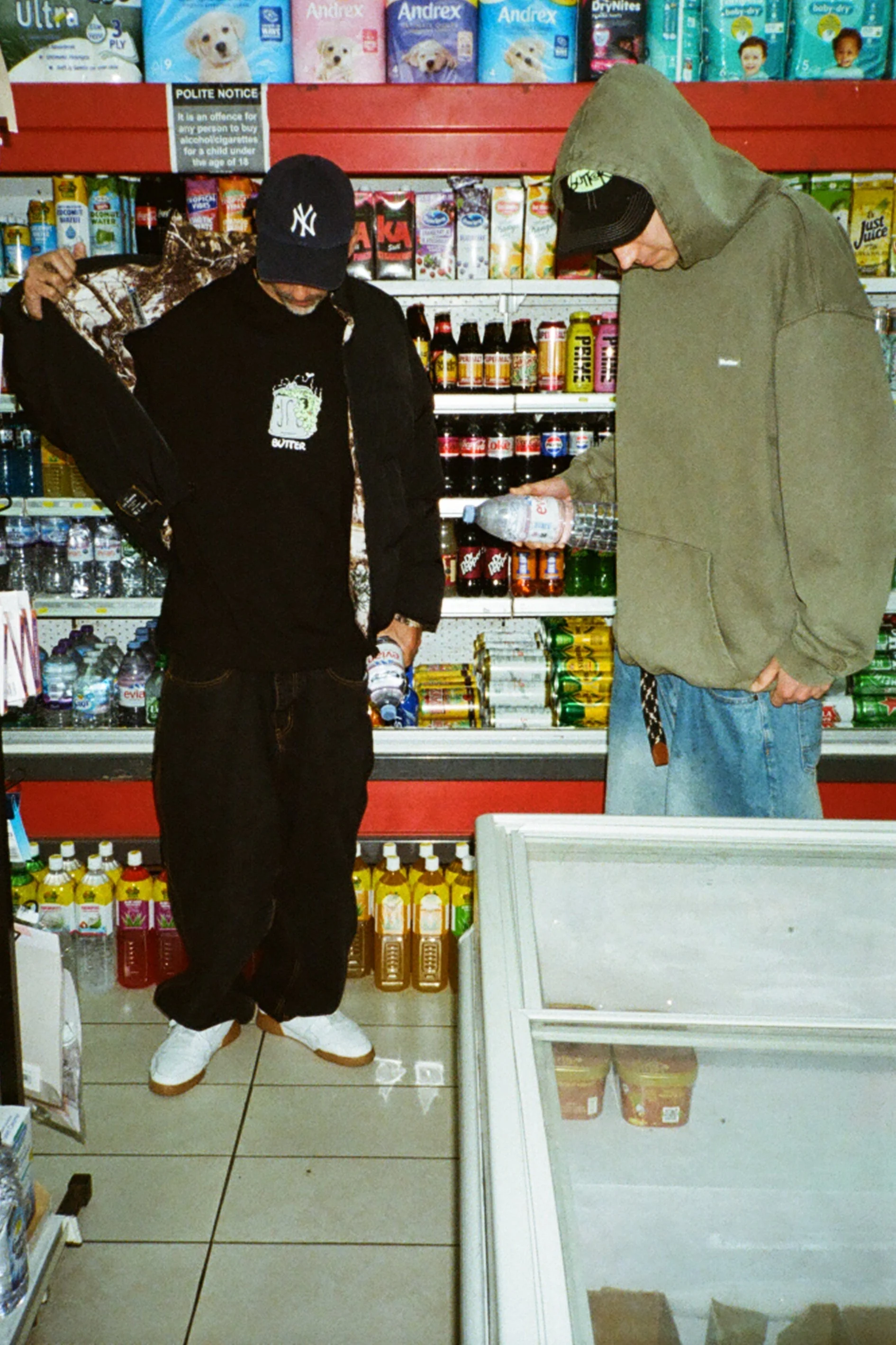 Basic Pullover Hood, Washed Army - Image 5