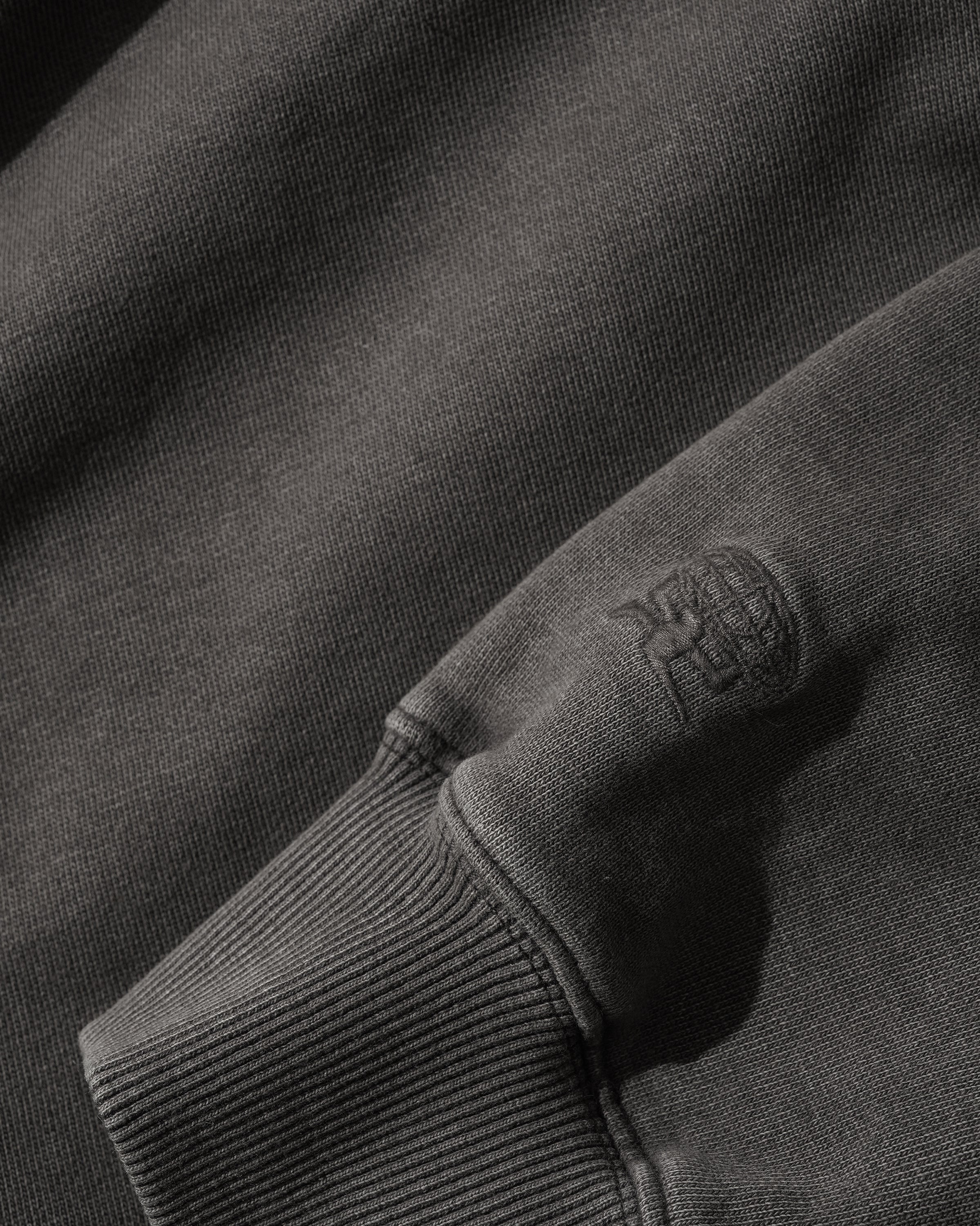 Basic Pullover Hood, Washed Black - Image 3