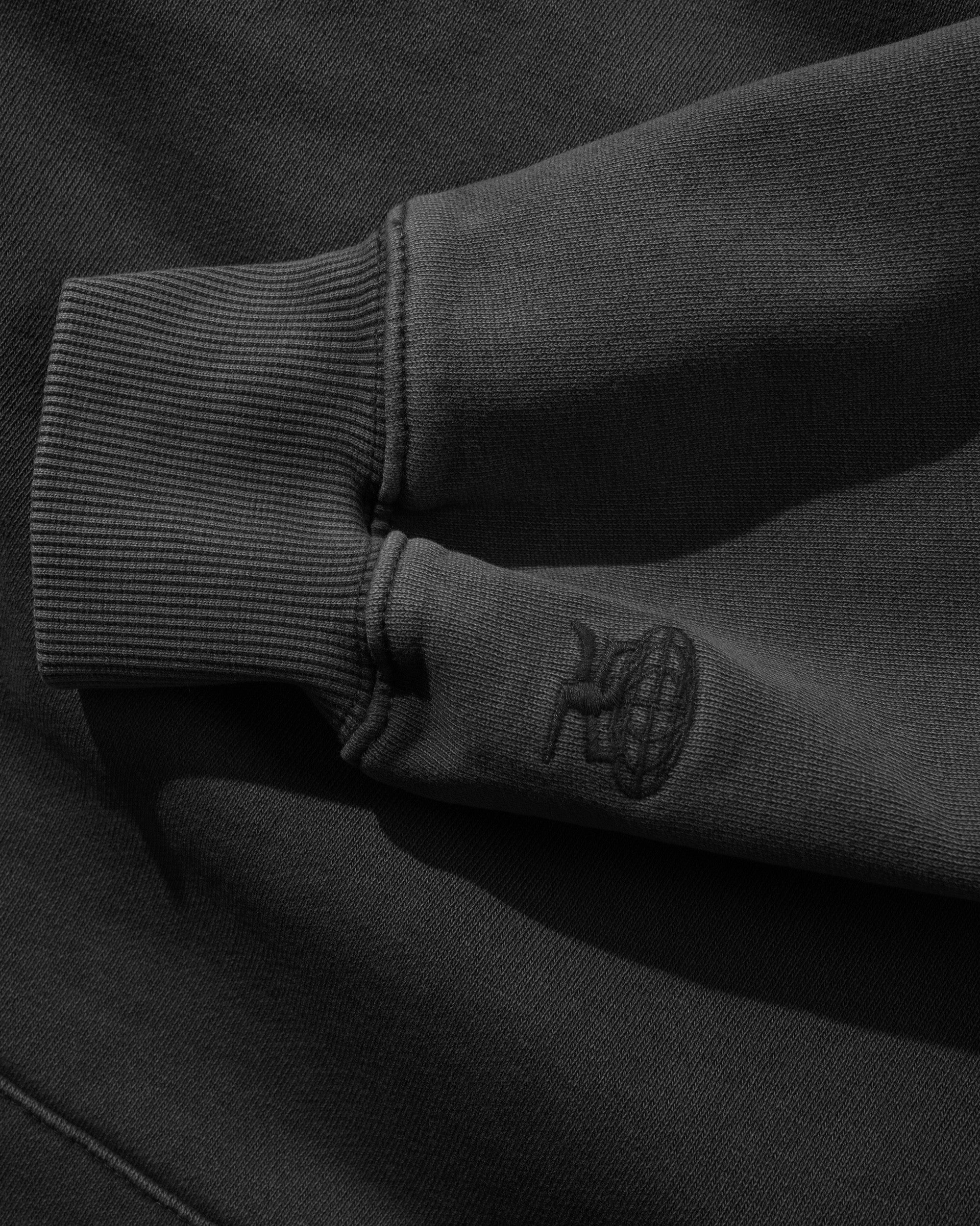 Basic Pullover Hood, Washed Black - Image 3
