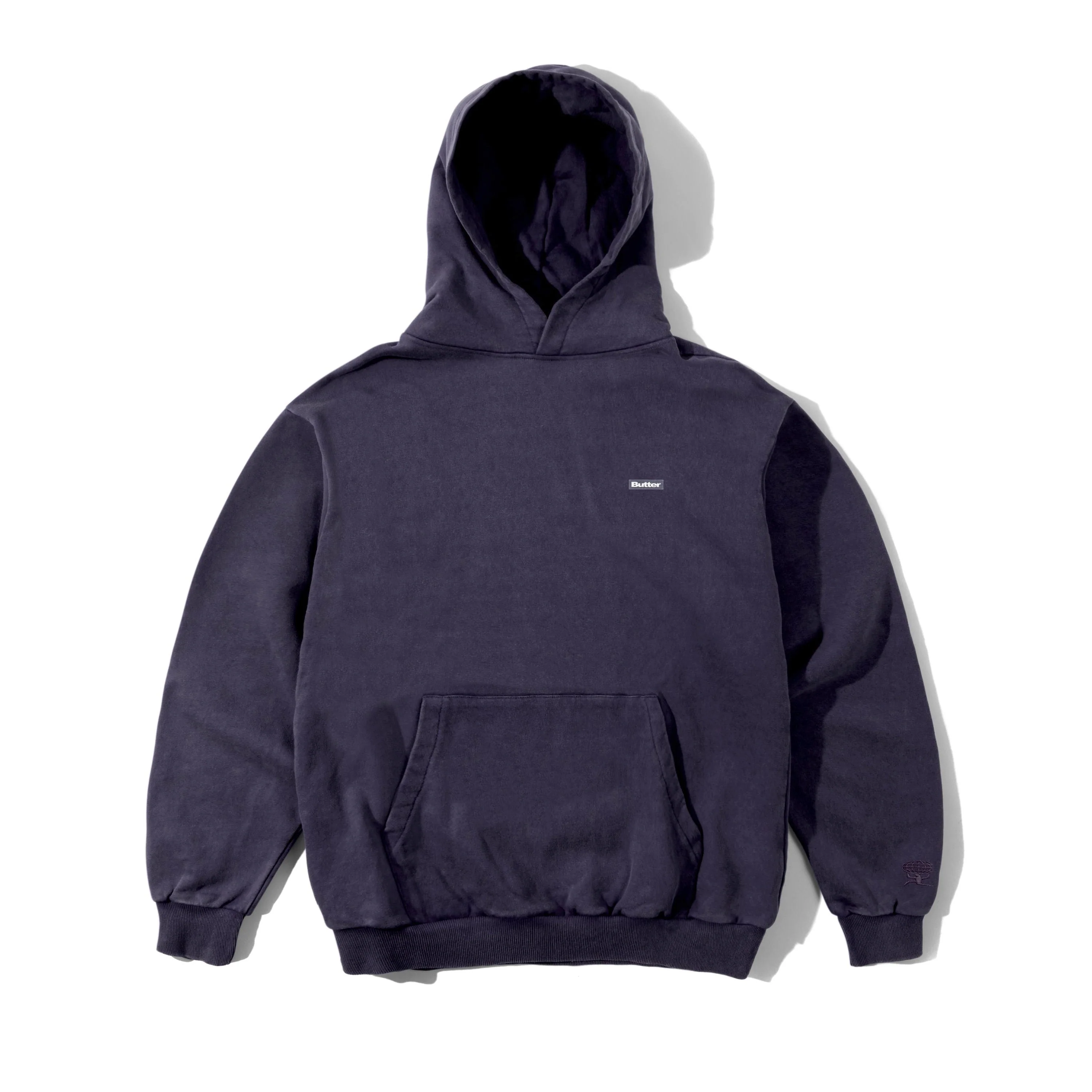 Basic Pullover Hood, Washed Mulberry
