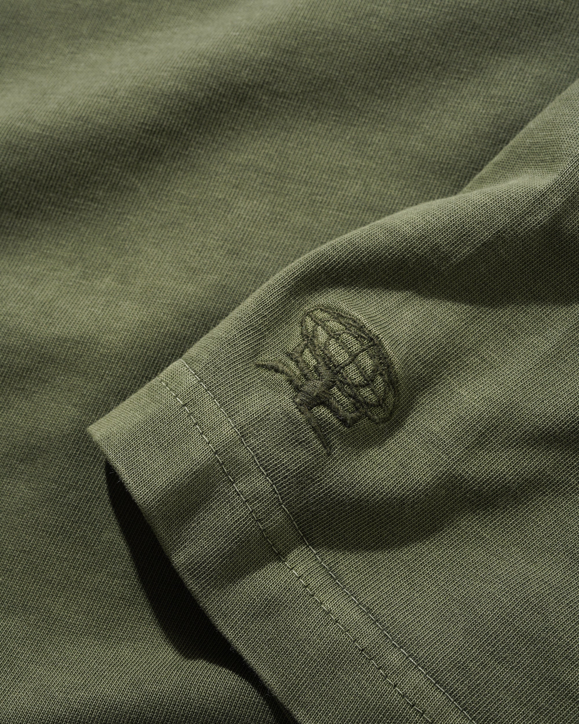 Basic Tee, Washed Army - Image 3