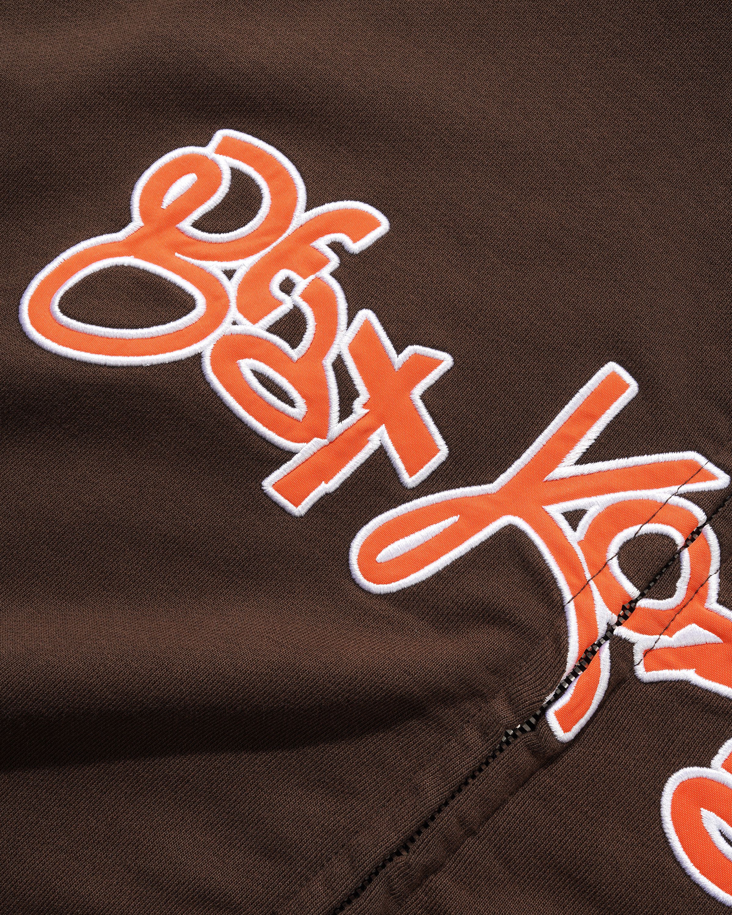 Beat Konducta Zip-Thru Hood, Washed Chestnut - Image 3