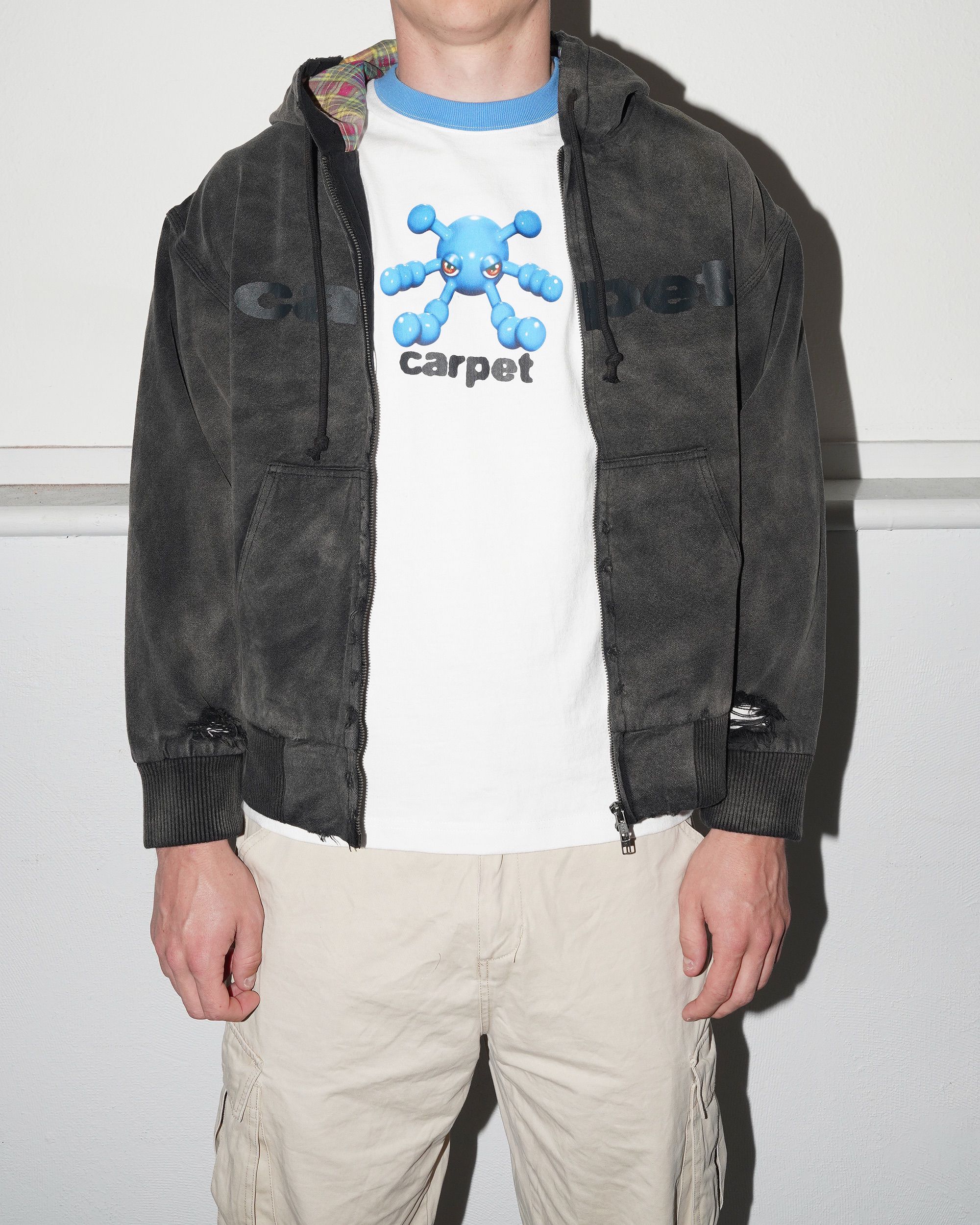 Beatup Denim Jacket, Black - Image 3