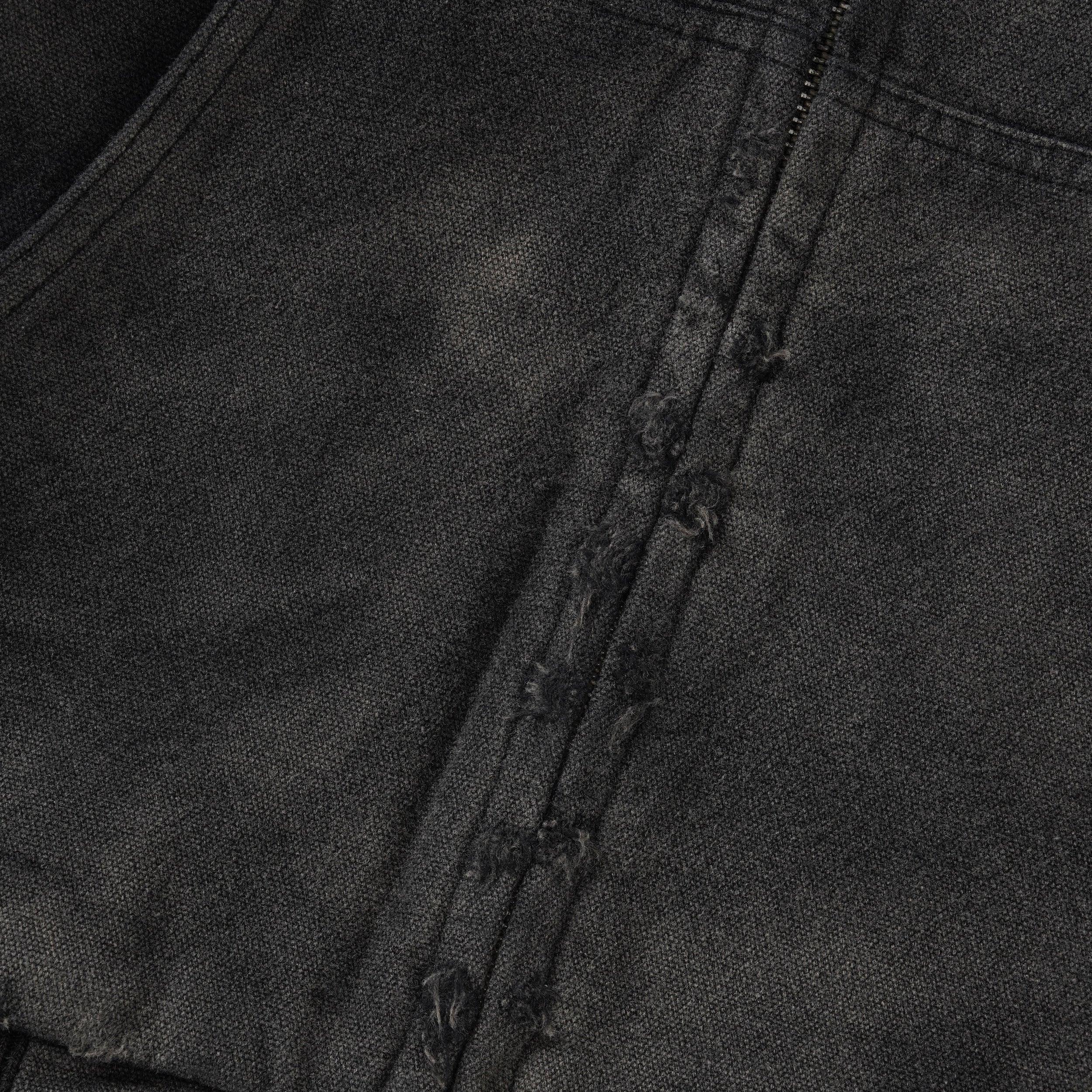 Beatup Denim Jacket, Black - Image 6