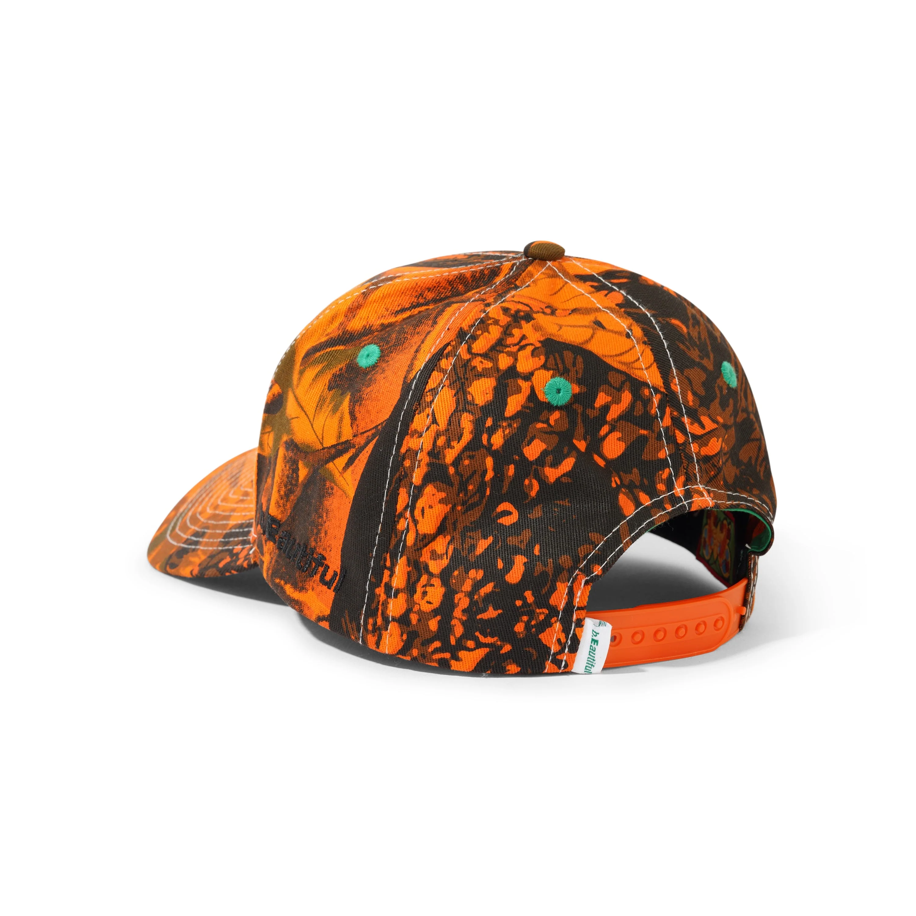 b.E Hat, Orange Camo - Image 2